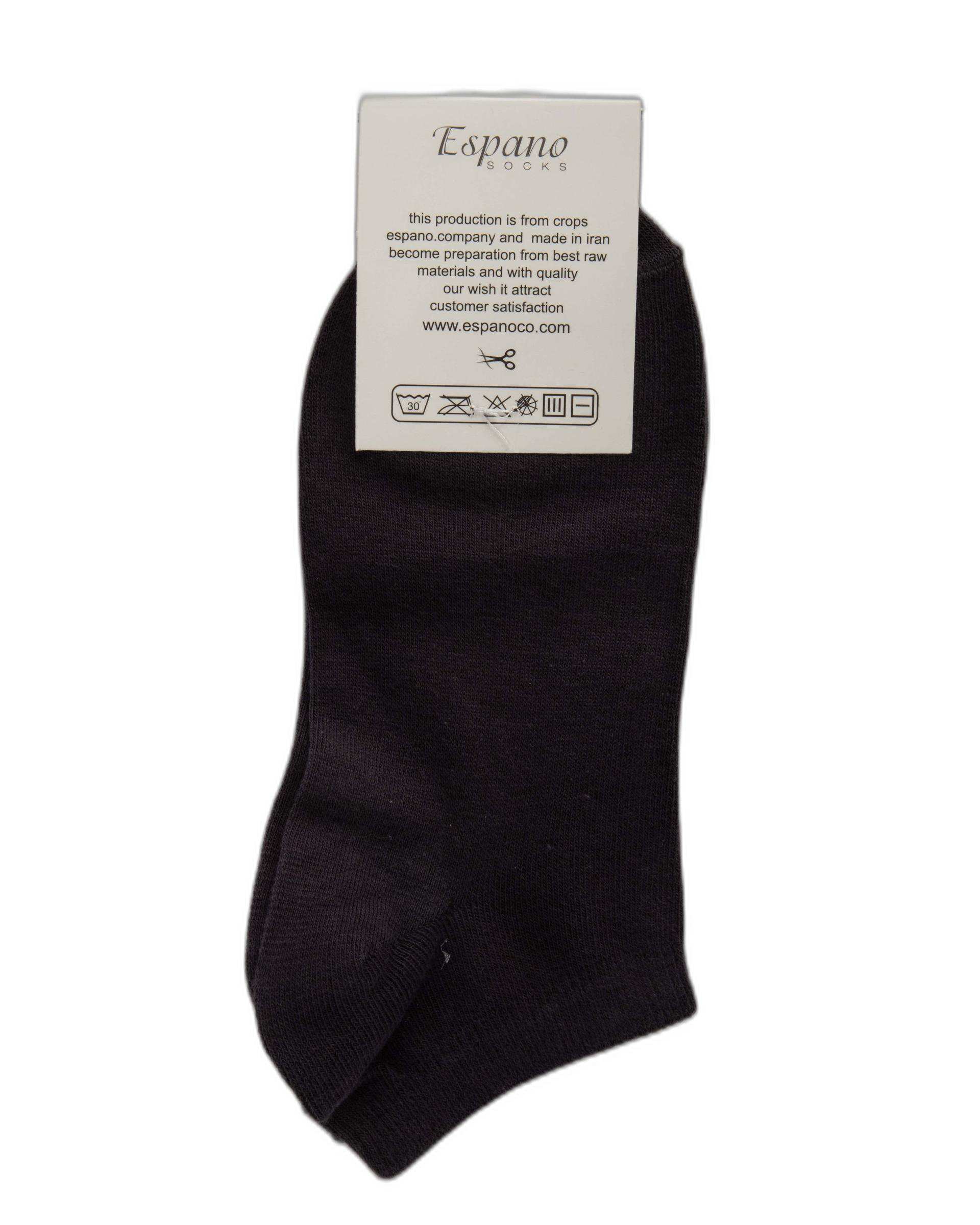 جوراب زنانه مچی زغالی اسپانو Espanoo