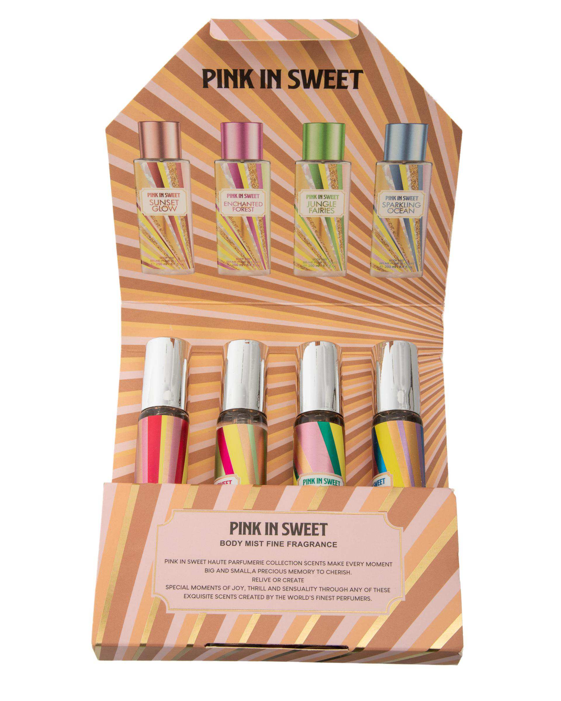 پک عطر جیبی Pink In Sweet مدل TWINKLING NIGHT بسته 4 عددی