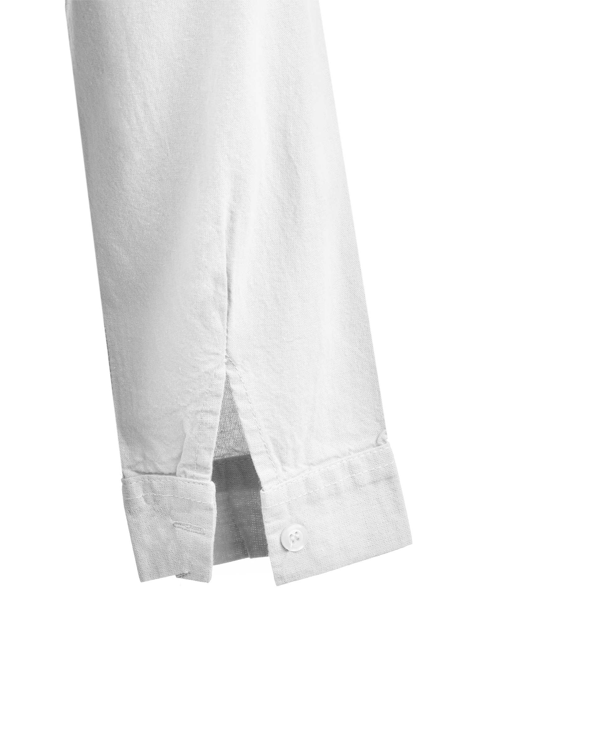 شومیز زنانه کتان کاغذی سفید آماهی Amahi