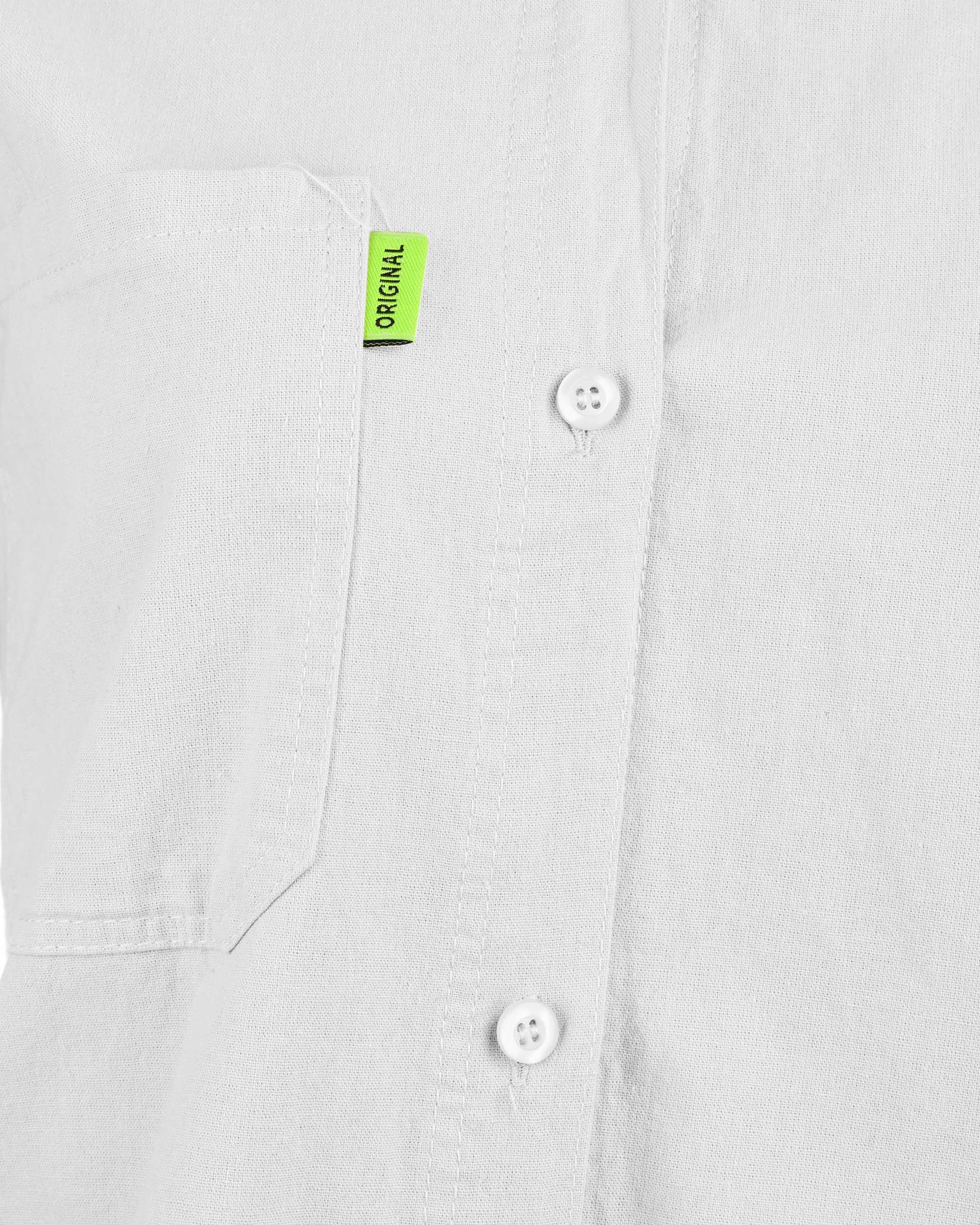 شومیز زنانه کتان کاغذی سفید آماهی Amahi