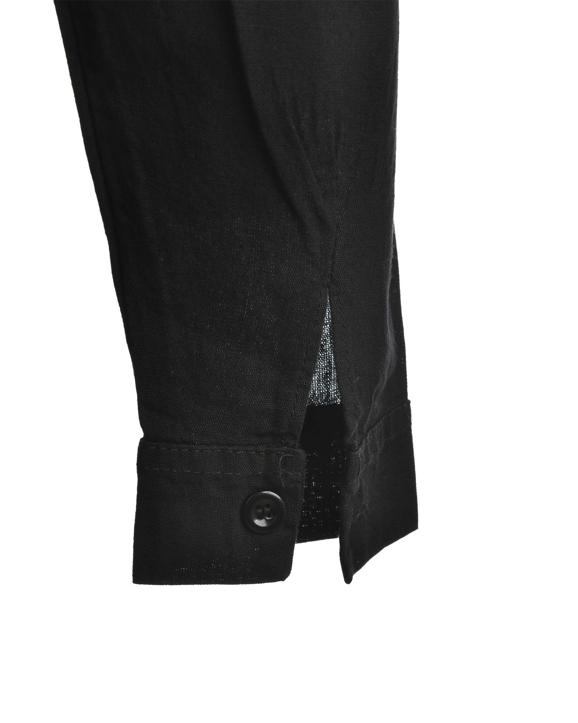 شومیز زنانه کتان کاغذی مشکی آماهی Amahi