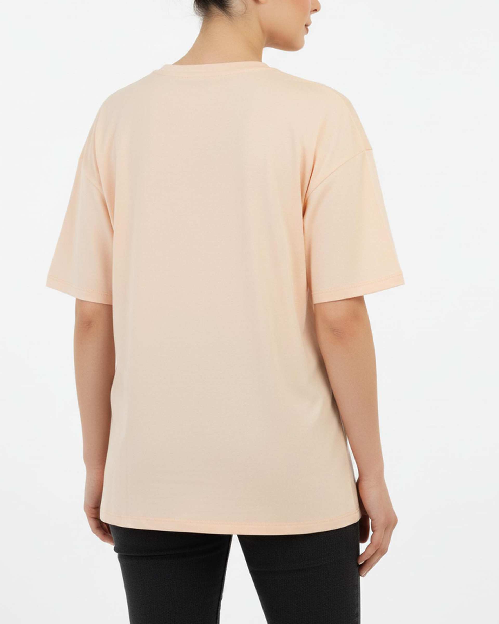 تی شرت زنانه یقه گرد کرم کیدی Kiddy کد 2531 طرح اسنوپی