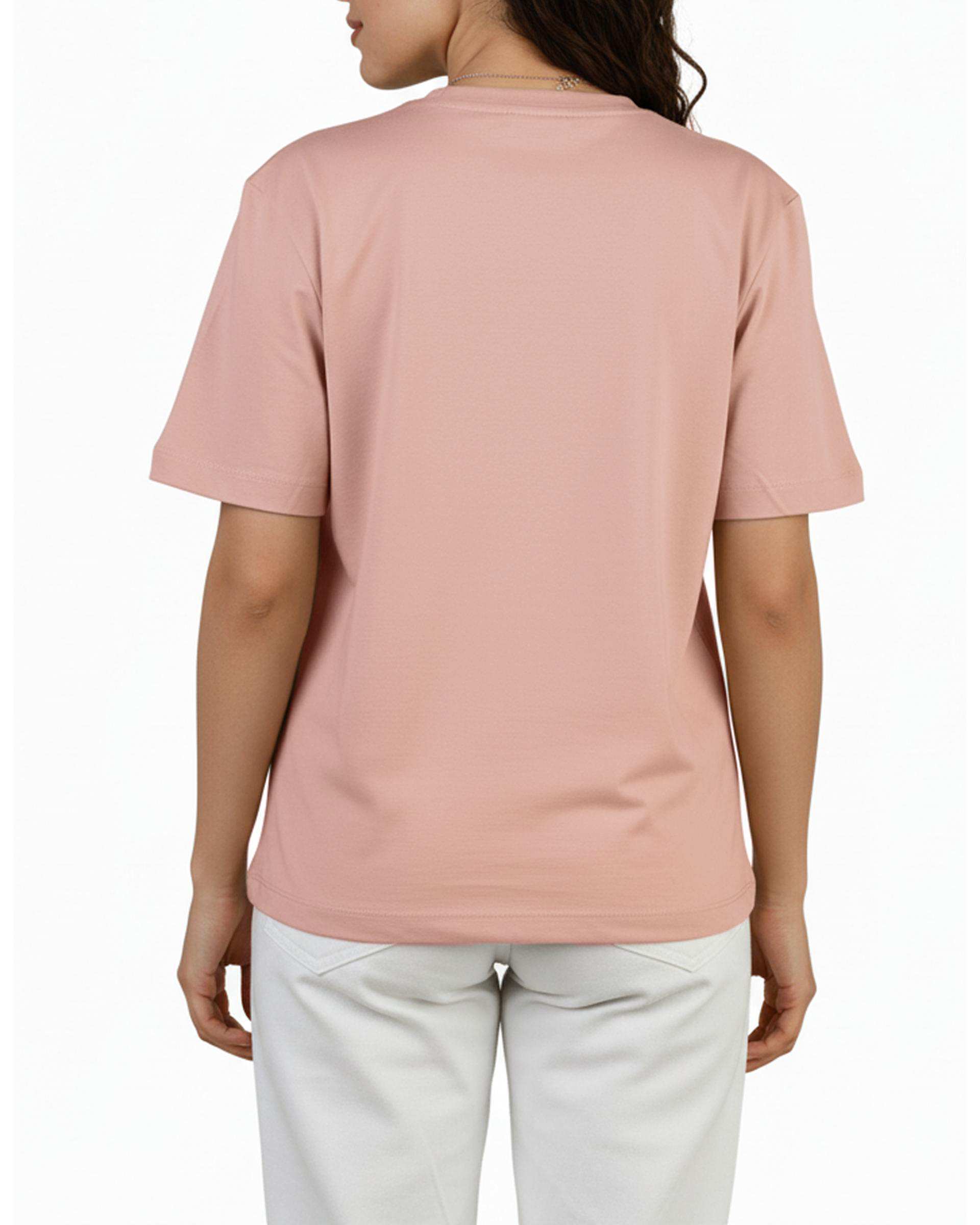 تی شرت زنانه یقه گرد کرم کیدی Kiddy کد 2541 طرح اسنوپی