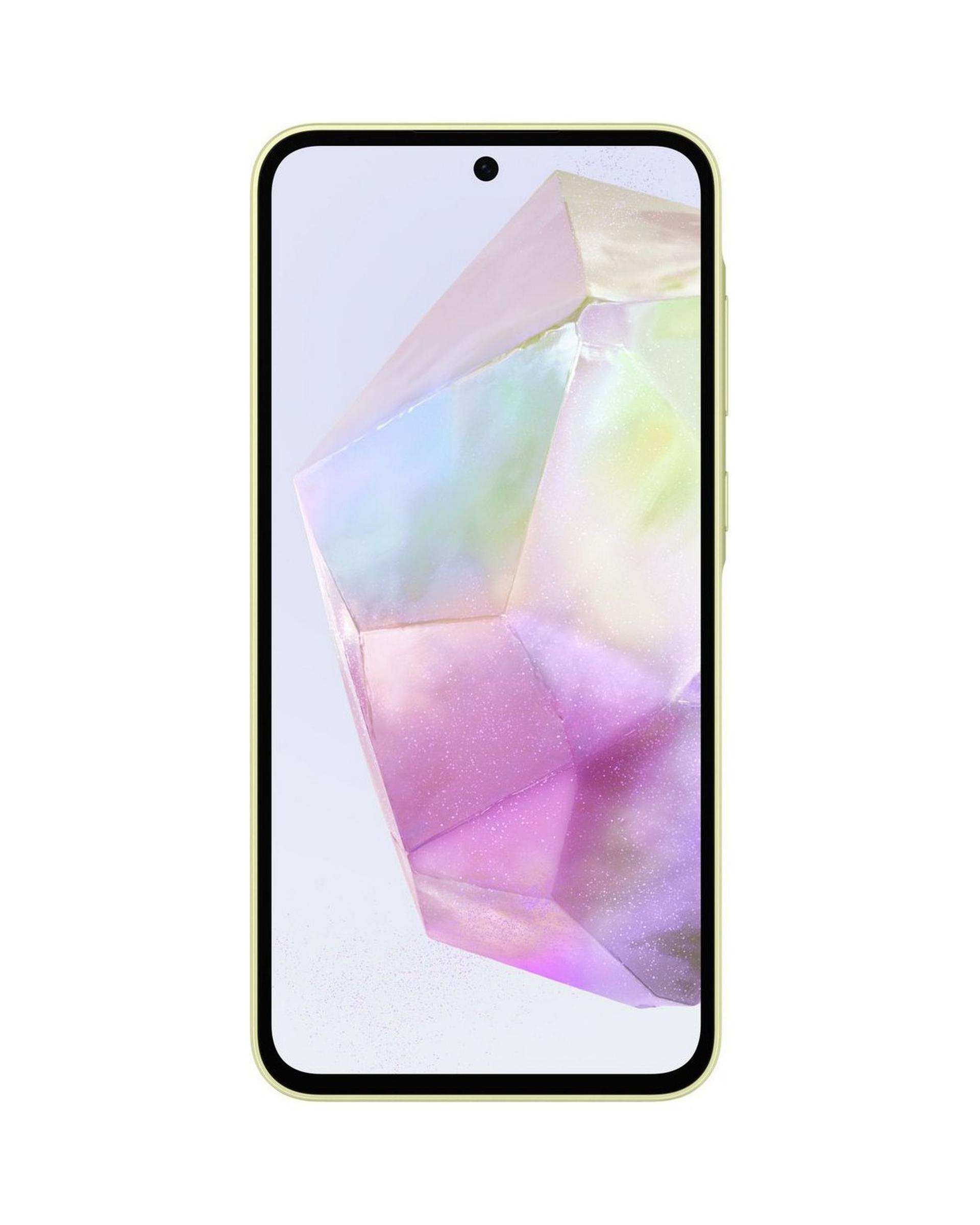 گوشی موبایل سامسونگ مدل Galaxy A35 دو سیم کارت ظرفیت 256 گیگابایت رم 8 گیگابایت لیمویی ویتنام