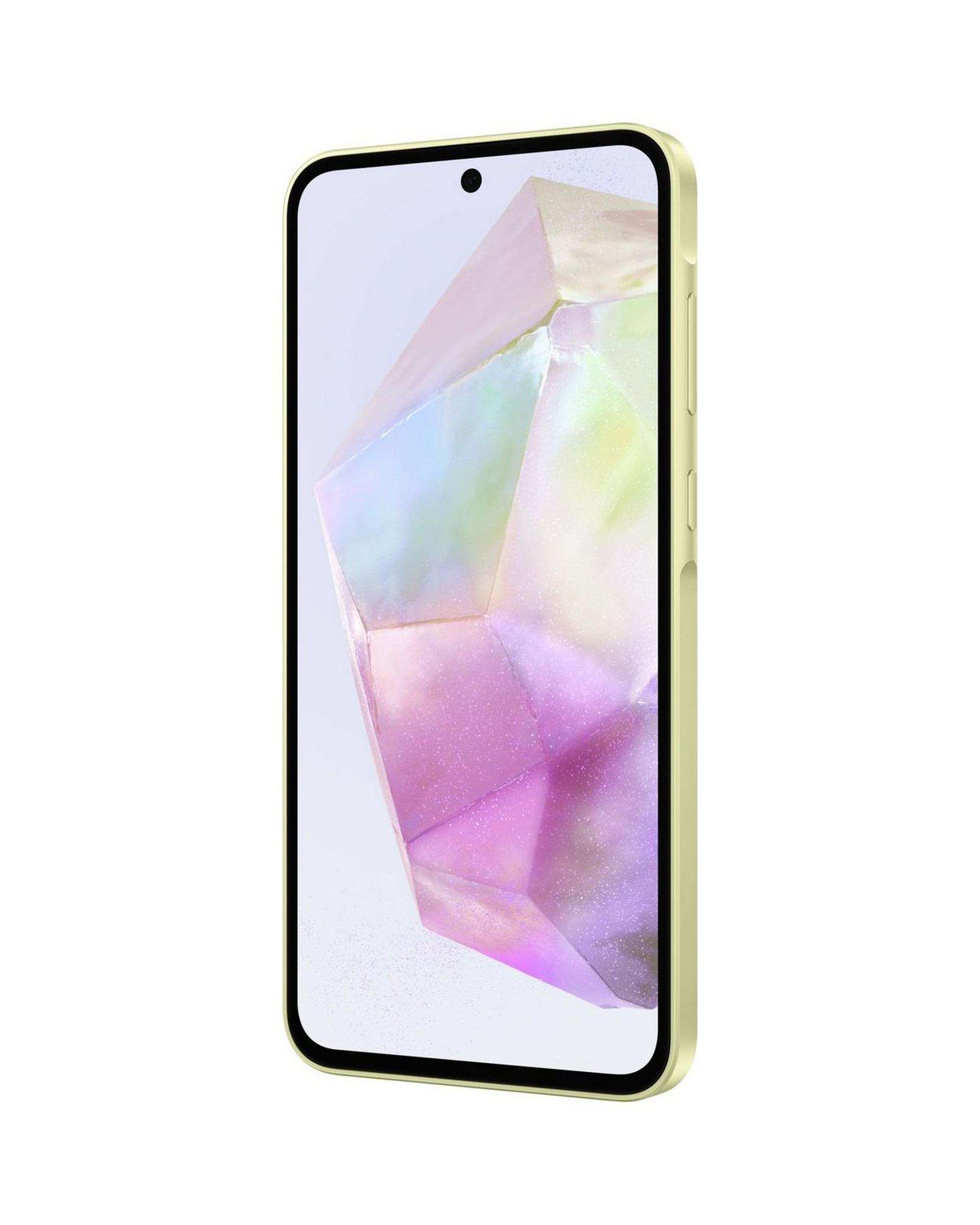 گوشی موبایل سامسونگ مدل Galaxy A35 دو سیم کارت ظرفیت 256 گیگابایت رم 8 گیگابایت لیمویی ویتنام