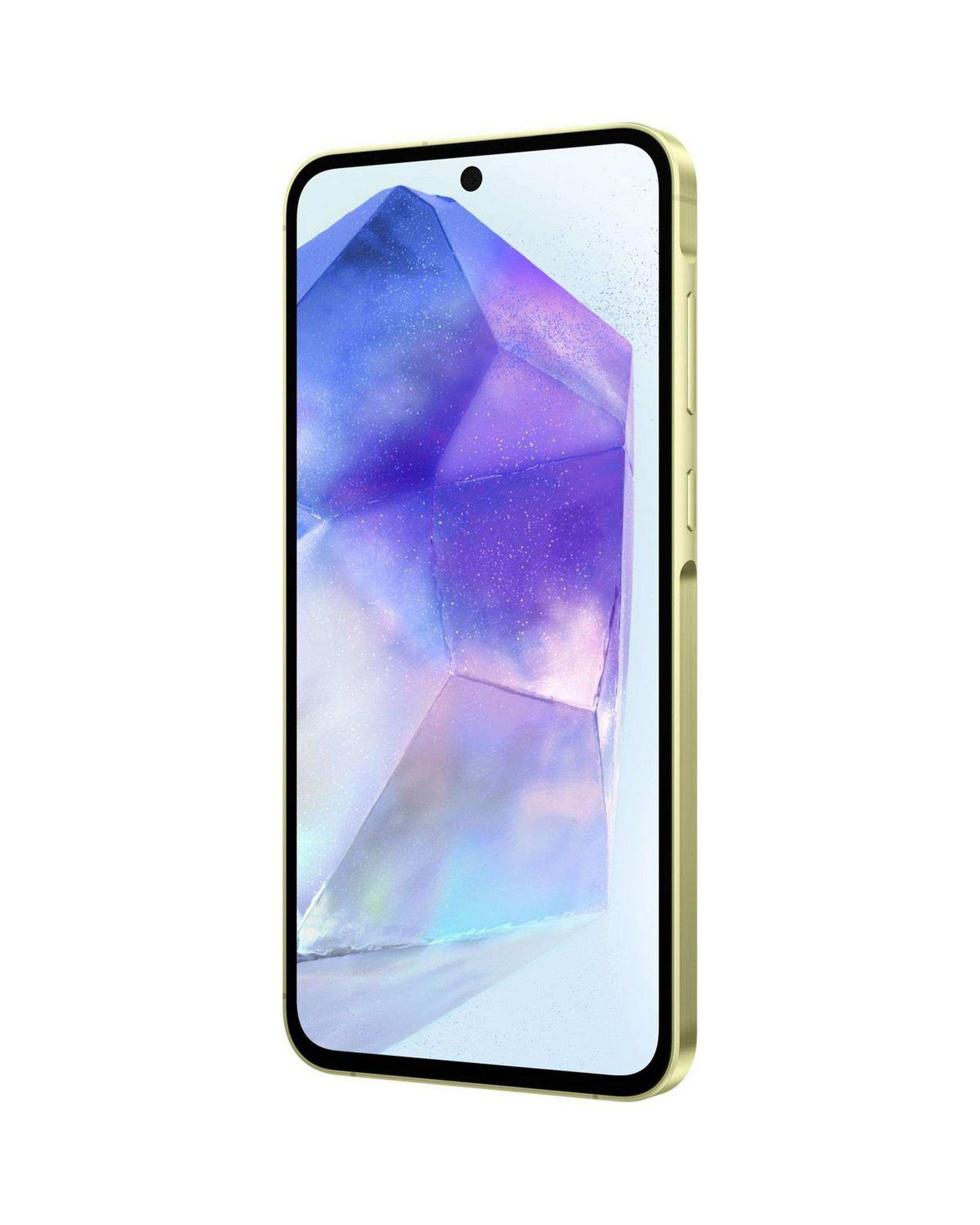 گوشی موبایل سامسونگ مدل Galaxy A55 دو سیم کارت ظرفیت 256 گیگابایت رم 8 گیگابایت لیمویی ویتنام