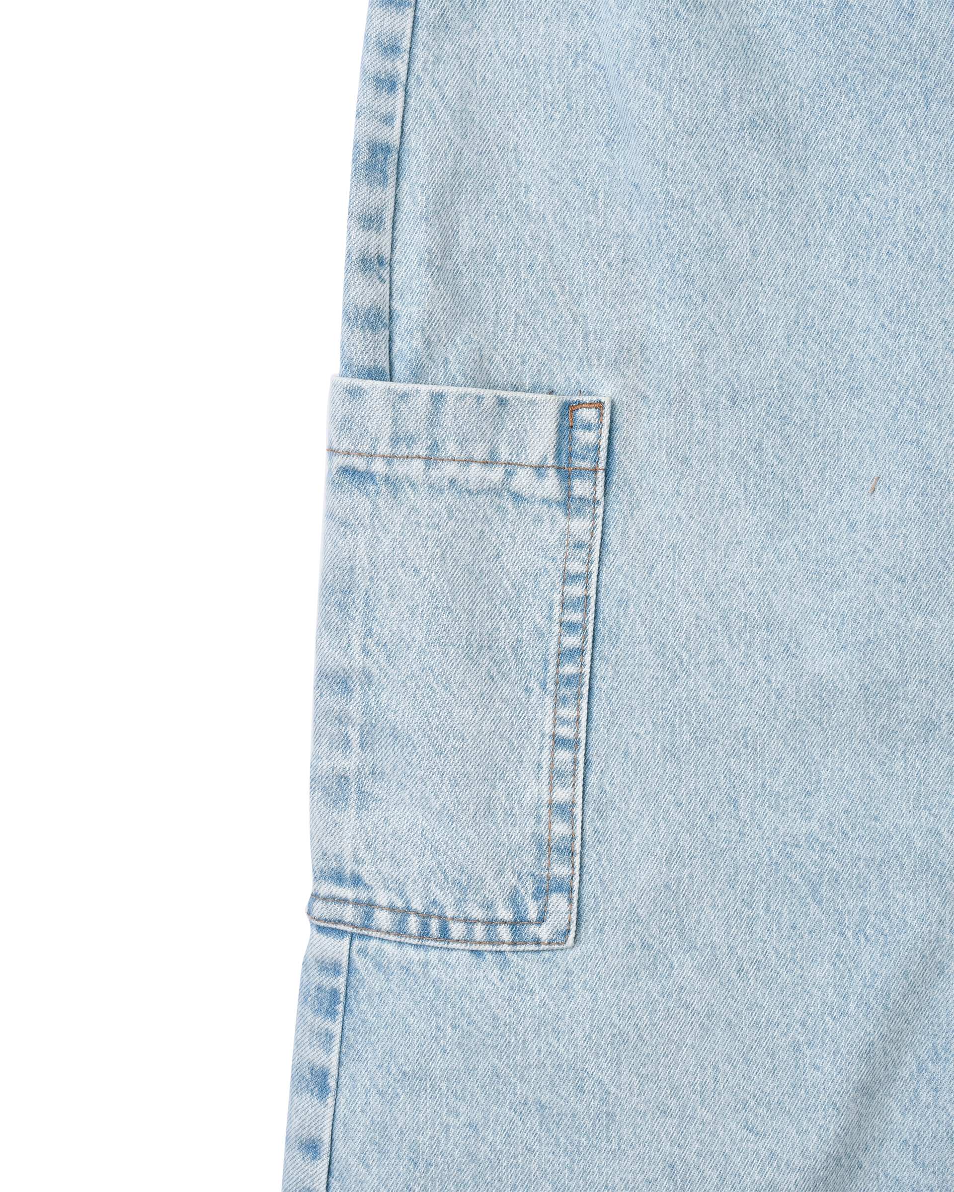 دامن زنانه جین قد 90 آبی روشن رویال جین Royal Jeans کد 51390