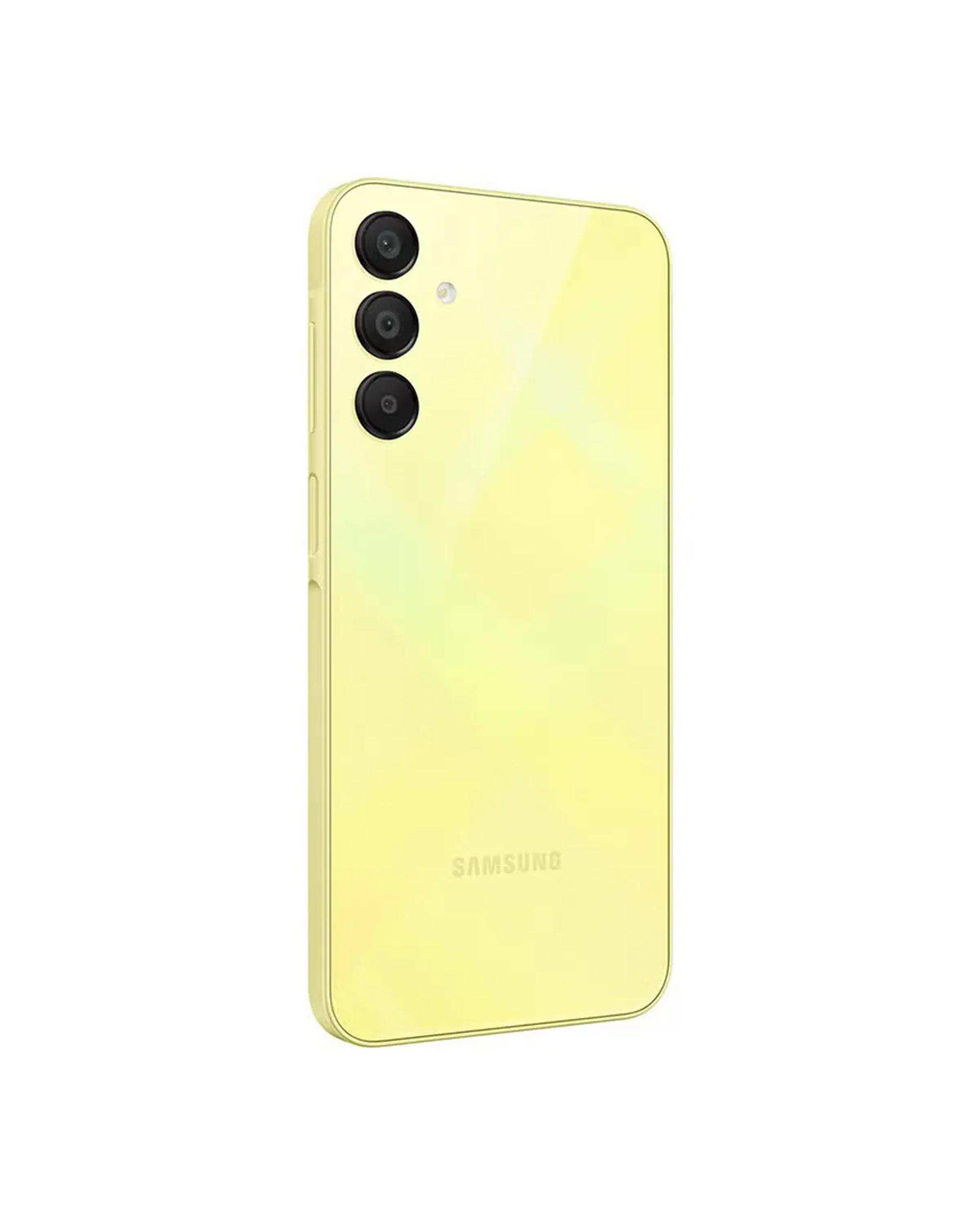 گوشی موبایل سامسونگ مدل Galaxy A25 دو سیم کارت ظرفیت 128 گیگابایت رم 6 گیگابایت لیمویی ویتنام