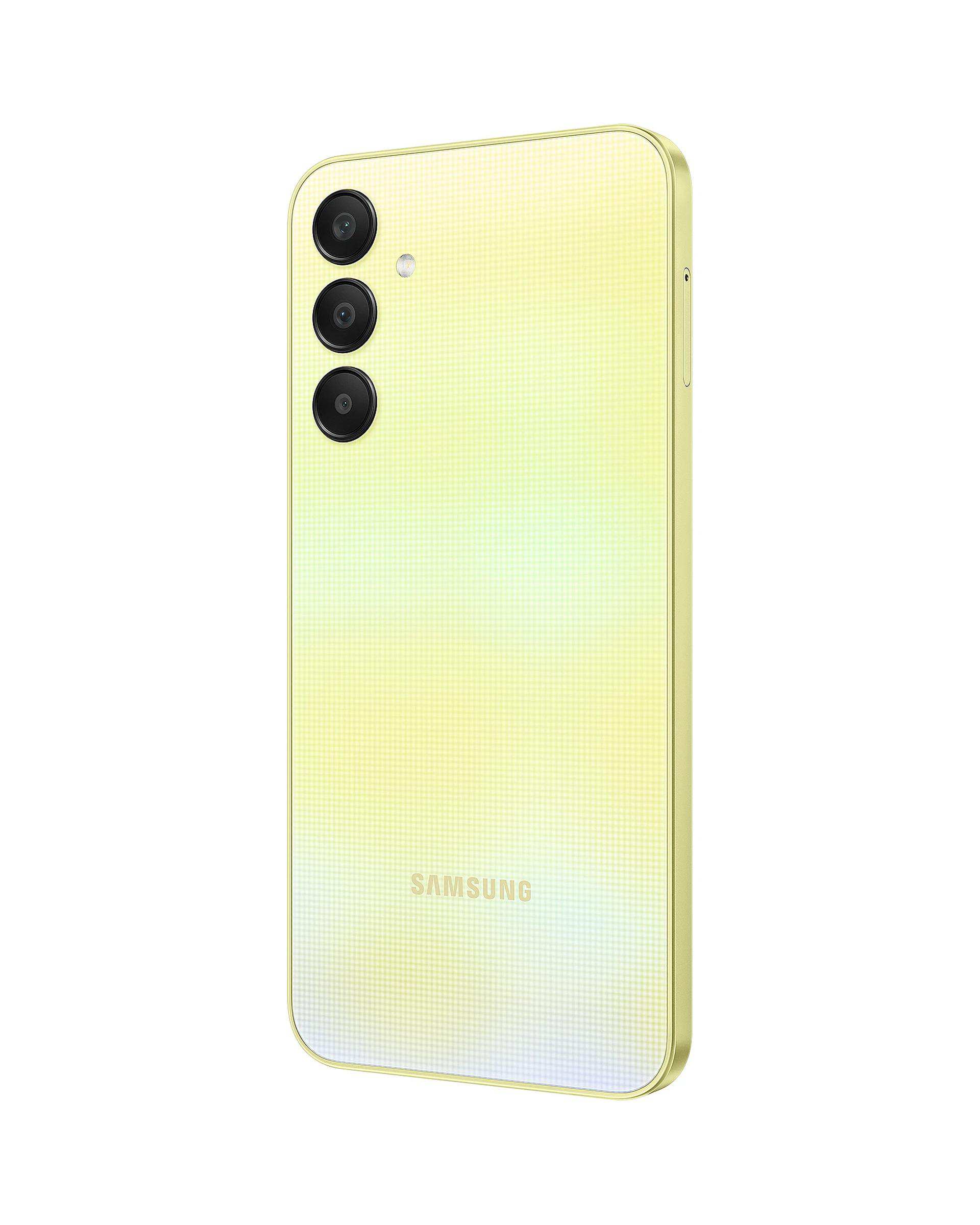 گوشی موبایل سامسونگ مدل Galaxy A25 دو سیم کارت ظرفیت 128 گیگابایت رم 6 گیگابایت لیمویی ویتنام