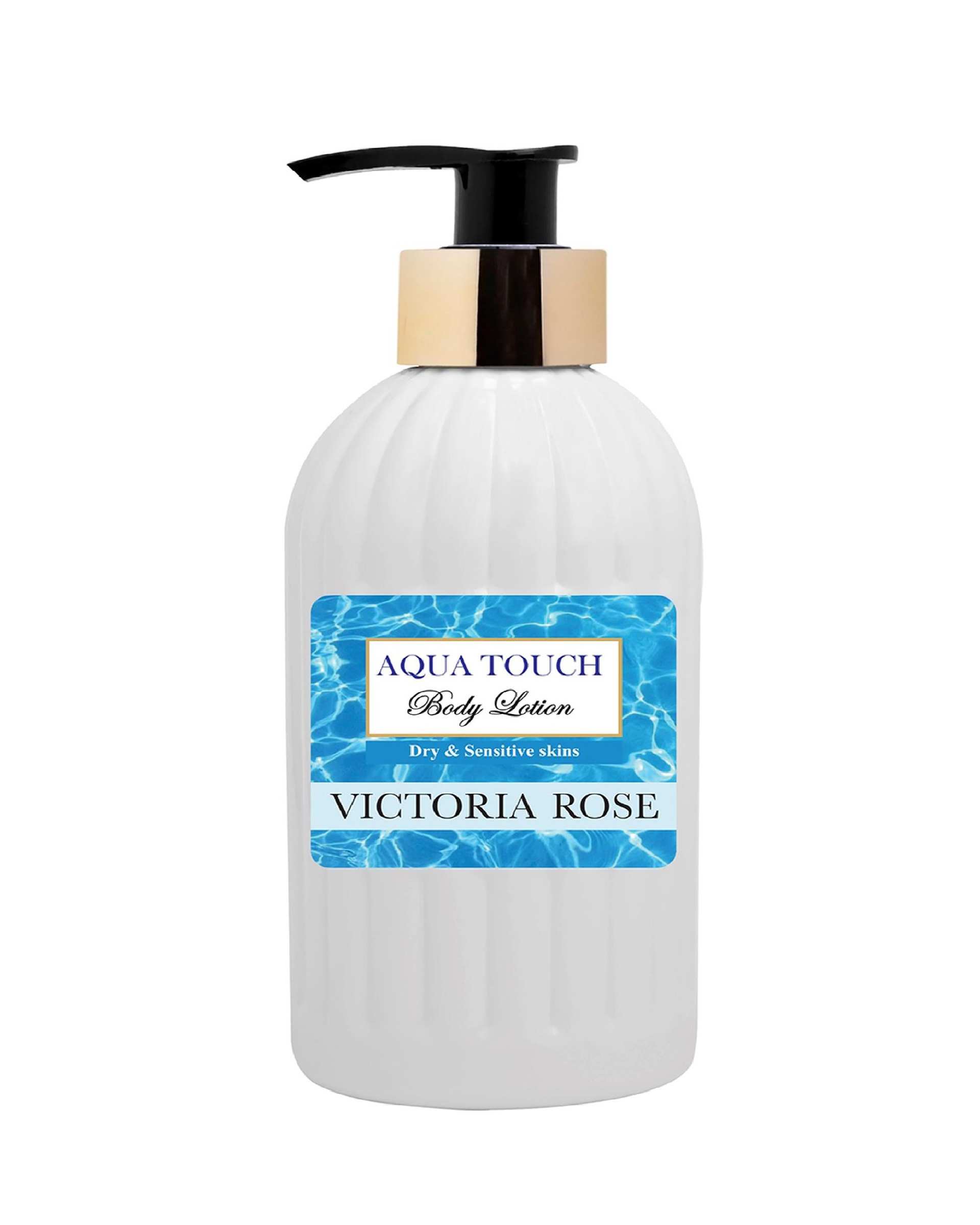 لوسیون بدن پوست خشک و حساس ویکتوریا رز Victoria Rose مدل آکوا تاچ 250ml