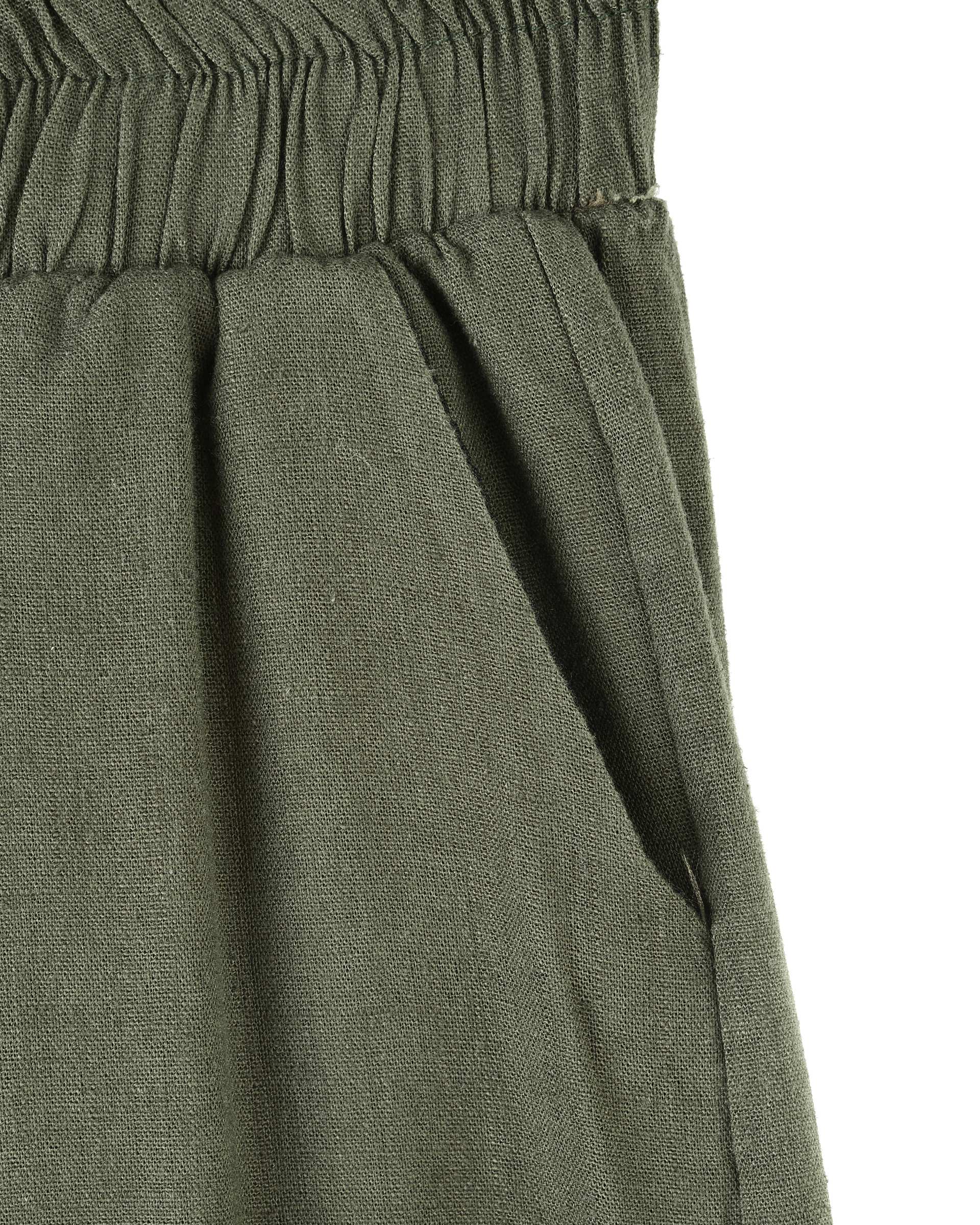 شلوار زنانه لینن بگ آماهی Amahi