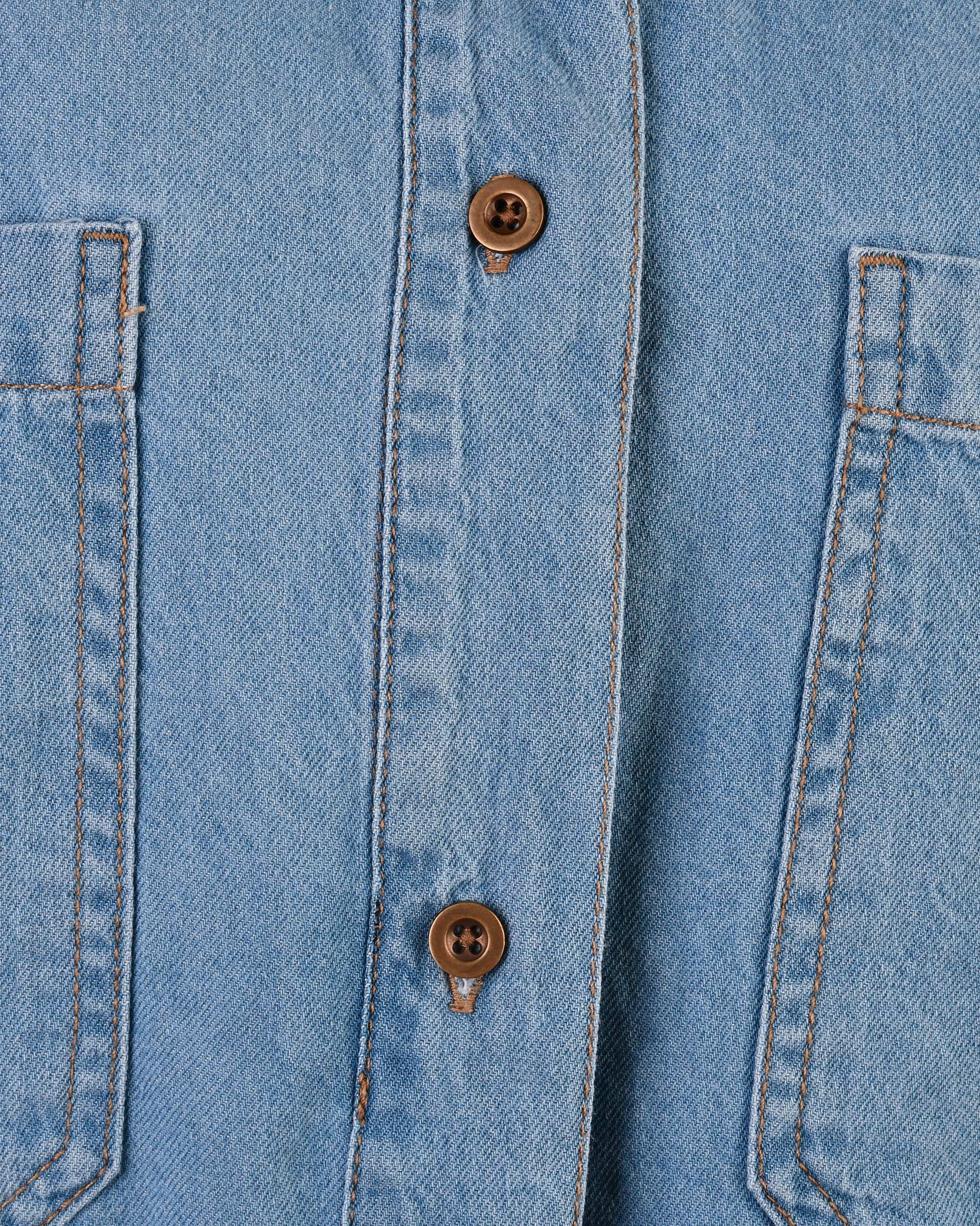 شومیز زنانه جین پایین هلال قد 75 آبی رویال جین Royal Jeans کد 521323