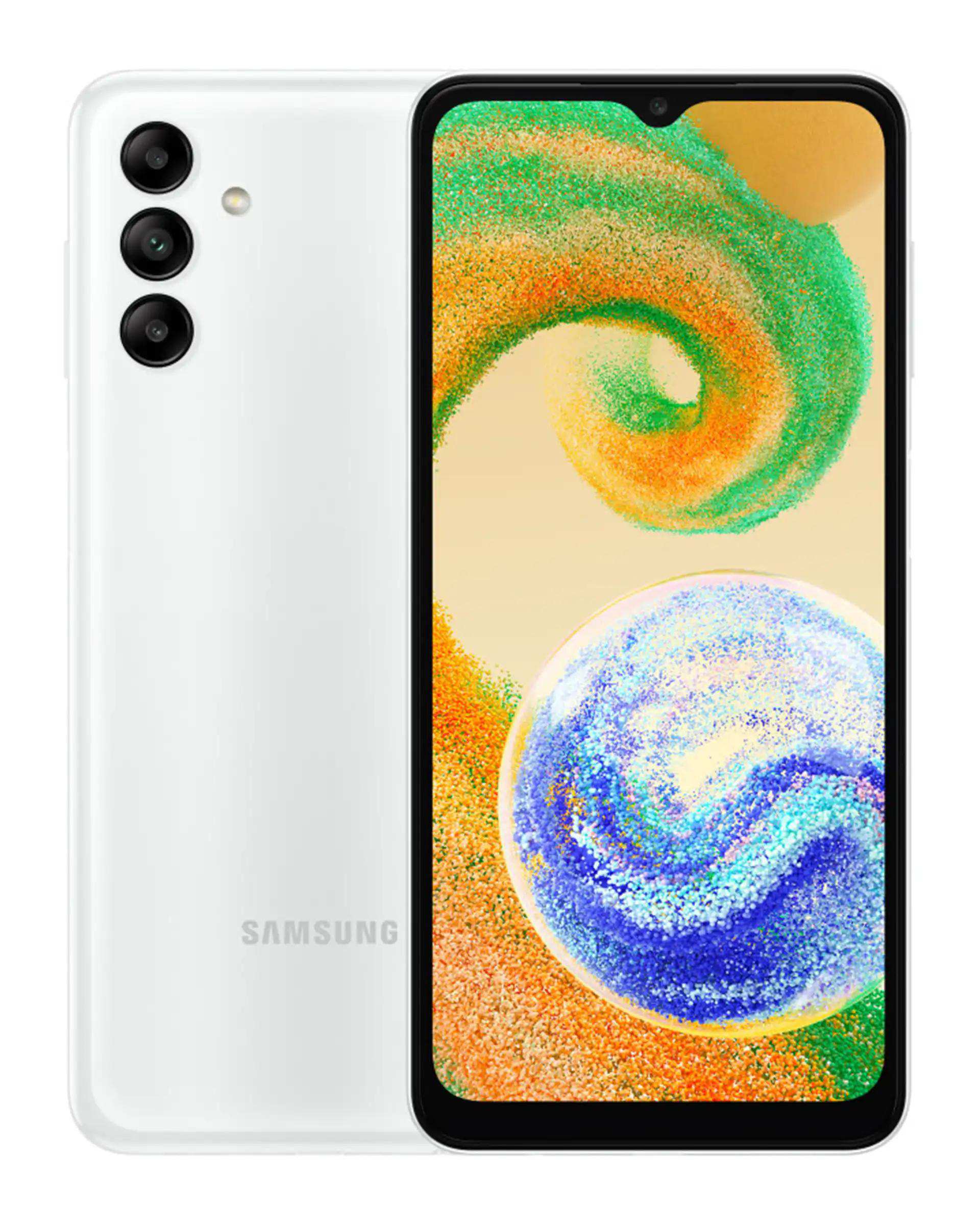 گوشی موبایل سامسونگ مدل Galaxy A04s دو سیم کارت ظرفیت 32 گیگابایت و رم 3 گیگابایت سفید