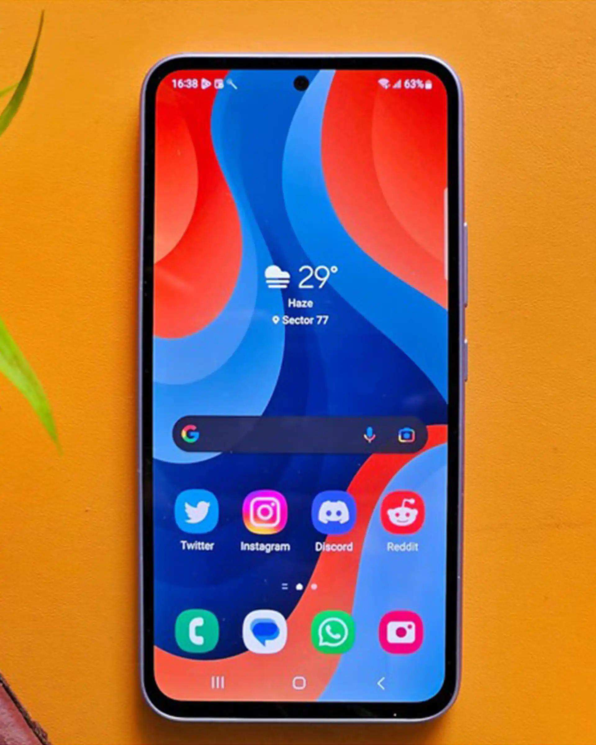 گوشی موبایل سامسونگ مدل Galaxy A54 5G دو سیم کارت ظرفیت 128 گیگابایت و رم 8 گیگابایت سفید