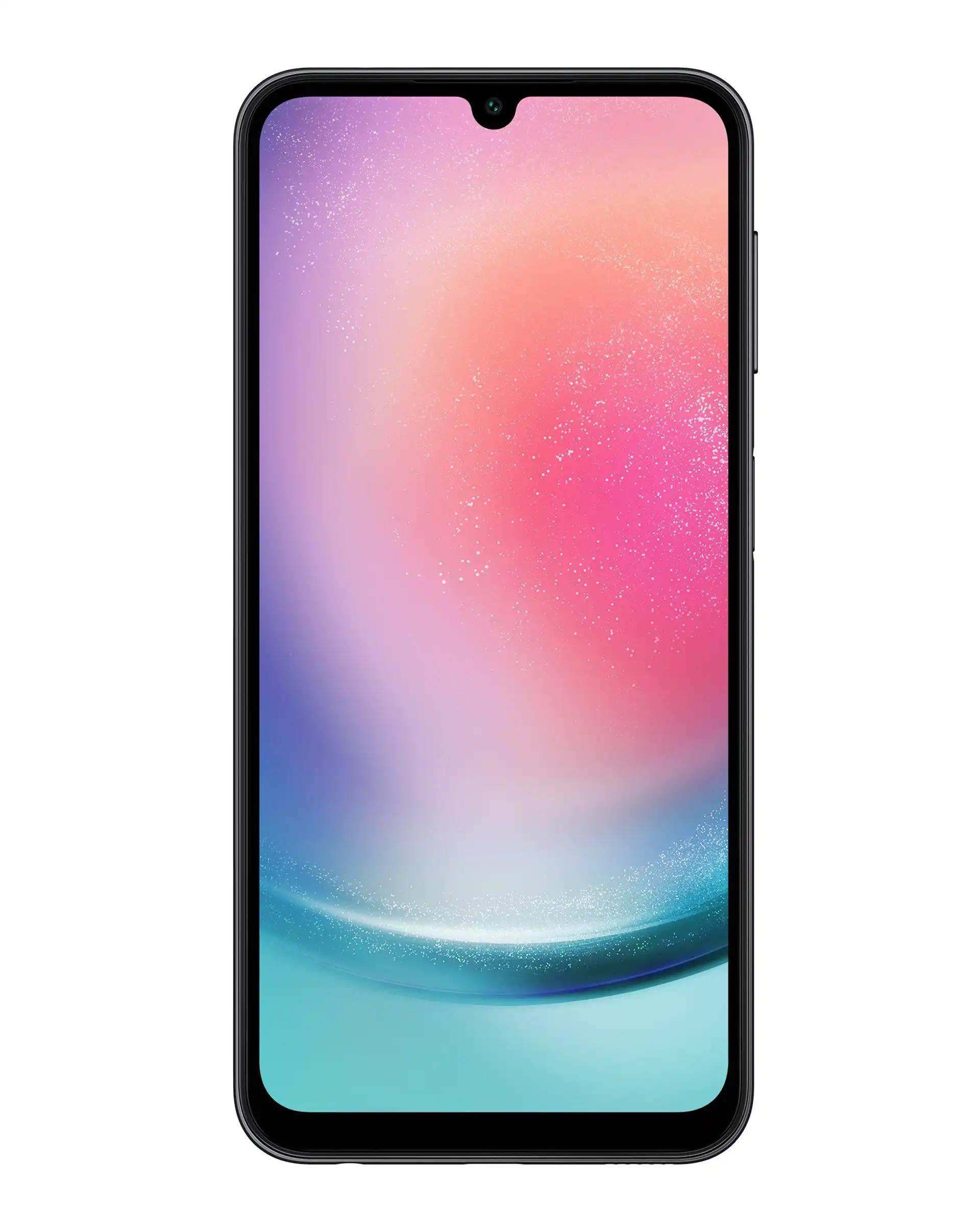 گوشی موبایل سامسونگ مدل Galaxy A24 4G دو سیم کارت ظرفیت 128 گیگابایت و رم 6 گیگابایت مشکی