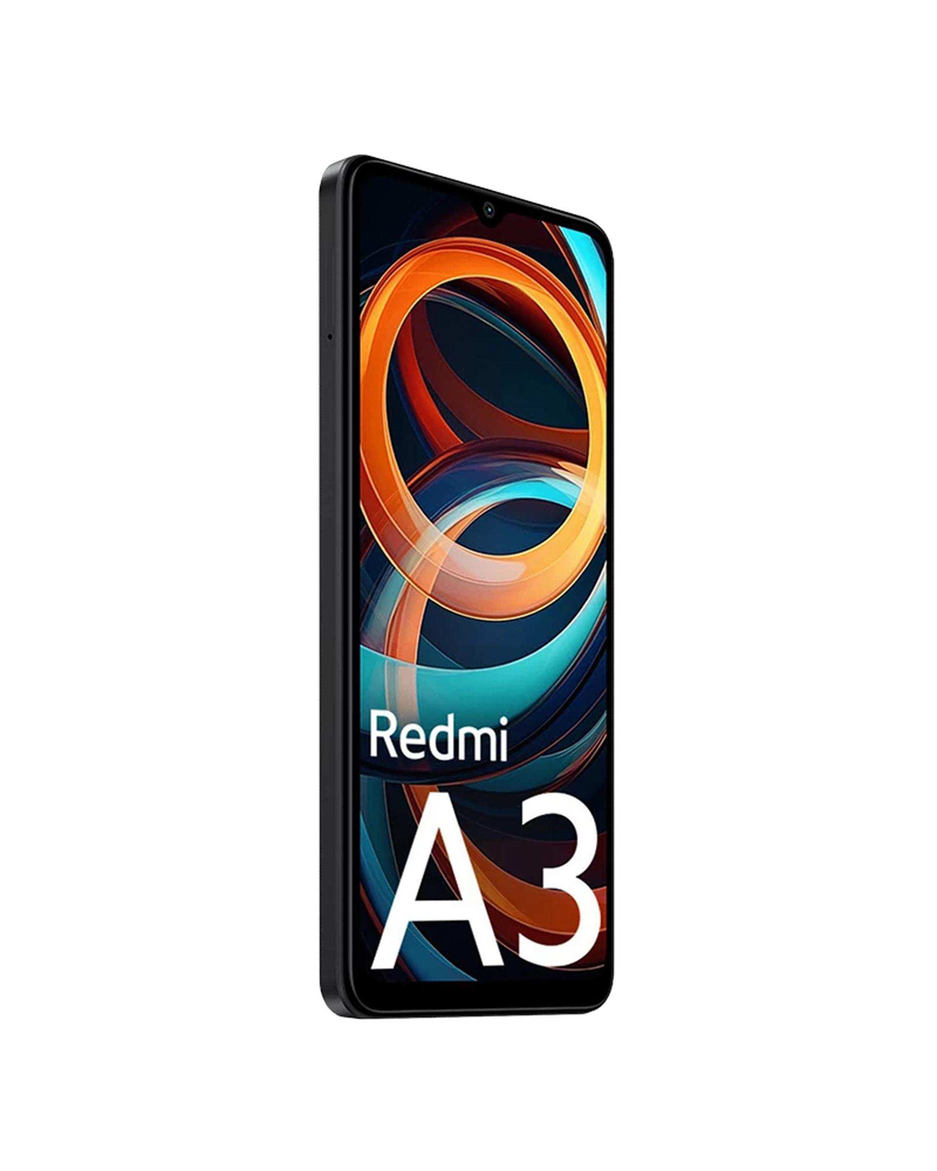 گوشی موبایل شیائومی مدل Redmi A3 دو سیم کارت ظرفیت 128 گیگابایت و رم 4 گیگابایت مشکی