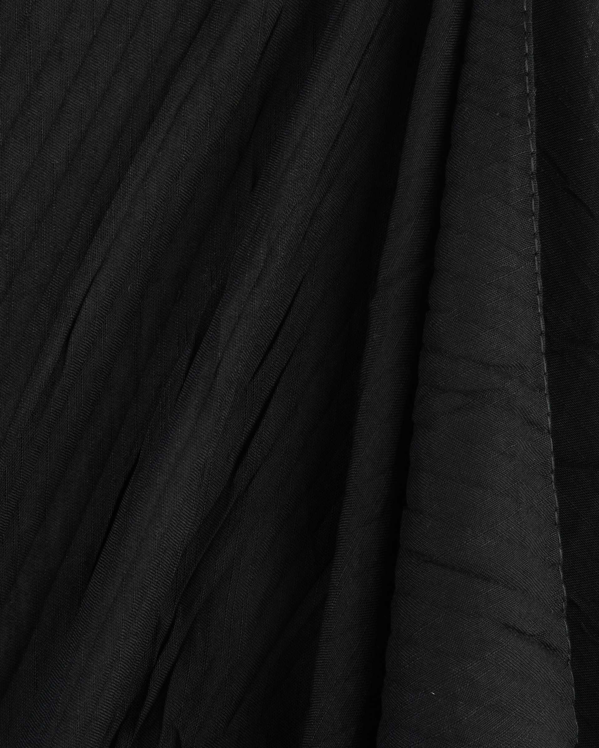 شال زنانه پلیسه مشکی روزانا