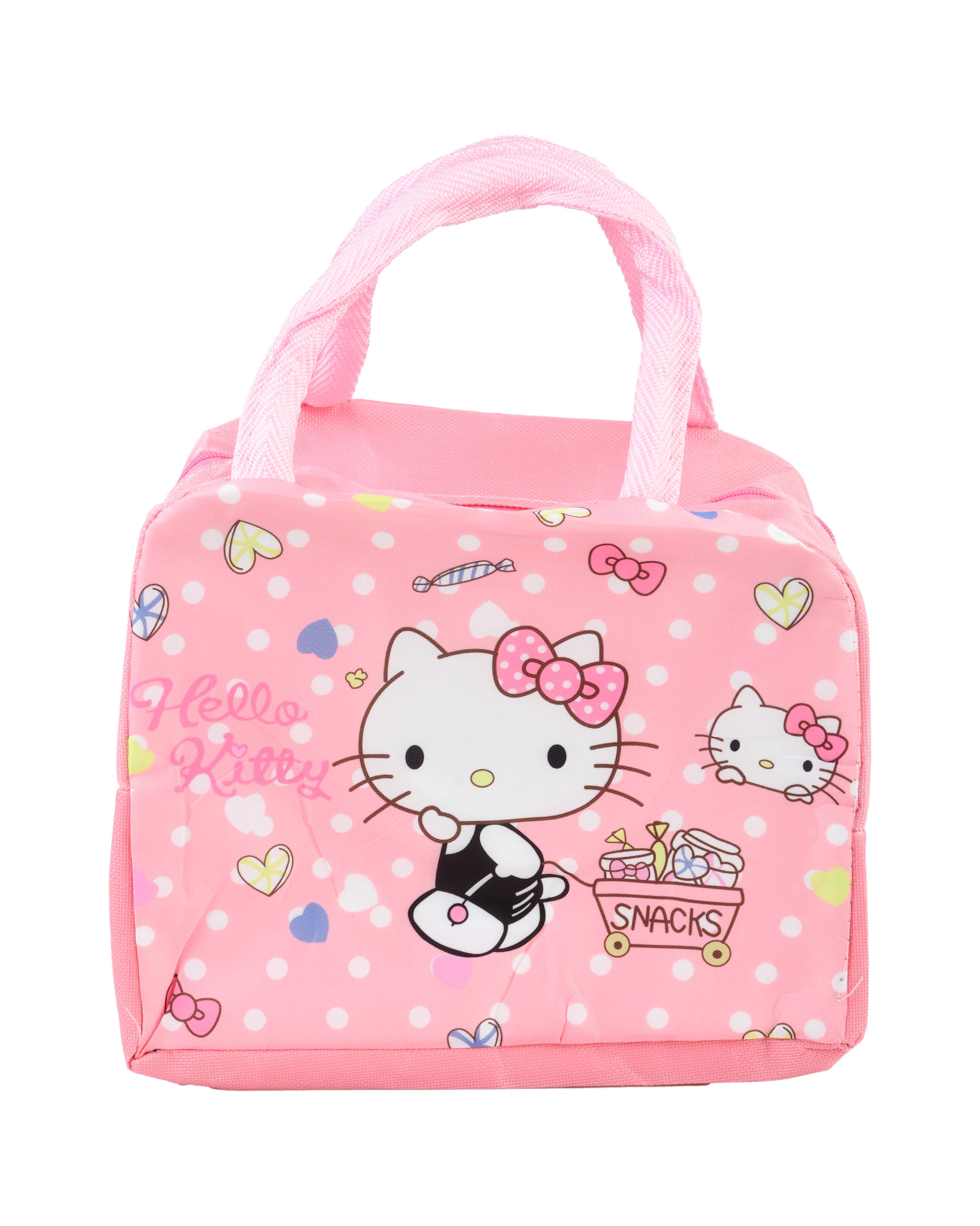 کیف ظرف غذای کودک صورتی کلاسیک Classic طرح Hello Kitty