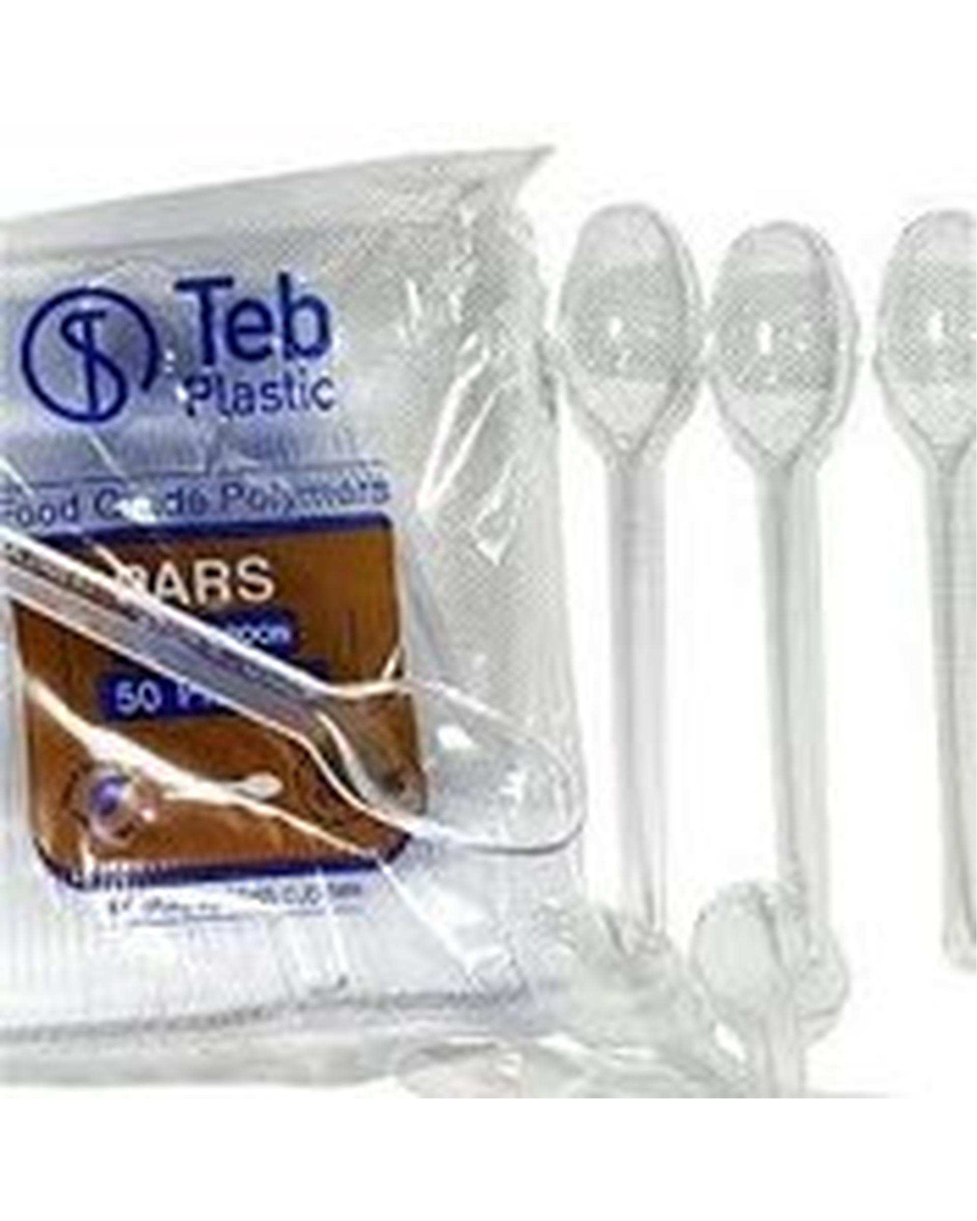 قاشق چای خوری یک بار مصرف 50 عددی