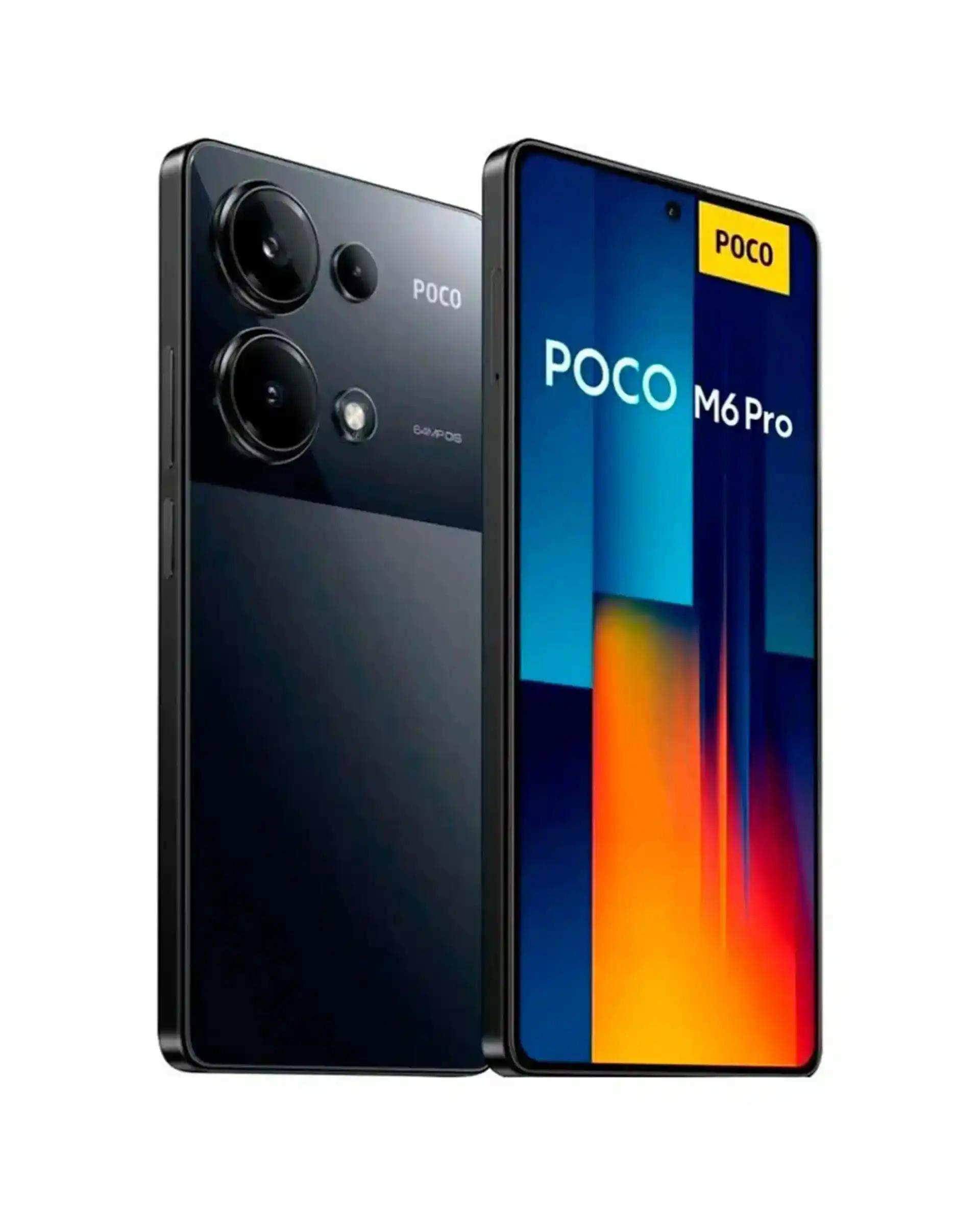 گوشی موبایل شیائومی مدل Poco M6 Pro دو سیم کارت ظرفیت 512 گیگابایت و رم 12 گیگابایت مشکی