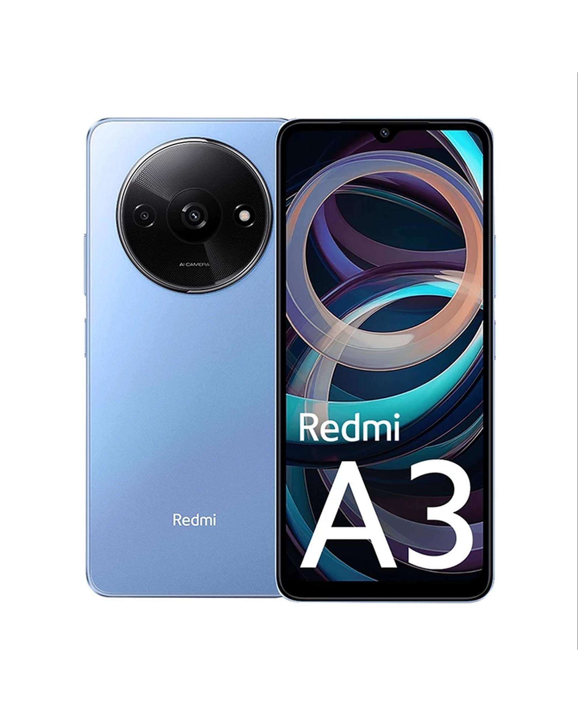 گوشی موبایل شیائومی مدل Redmi A3 ظرفیت 128 گیگابایت رم 4 گیگابایت رنگ آبی