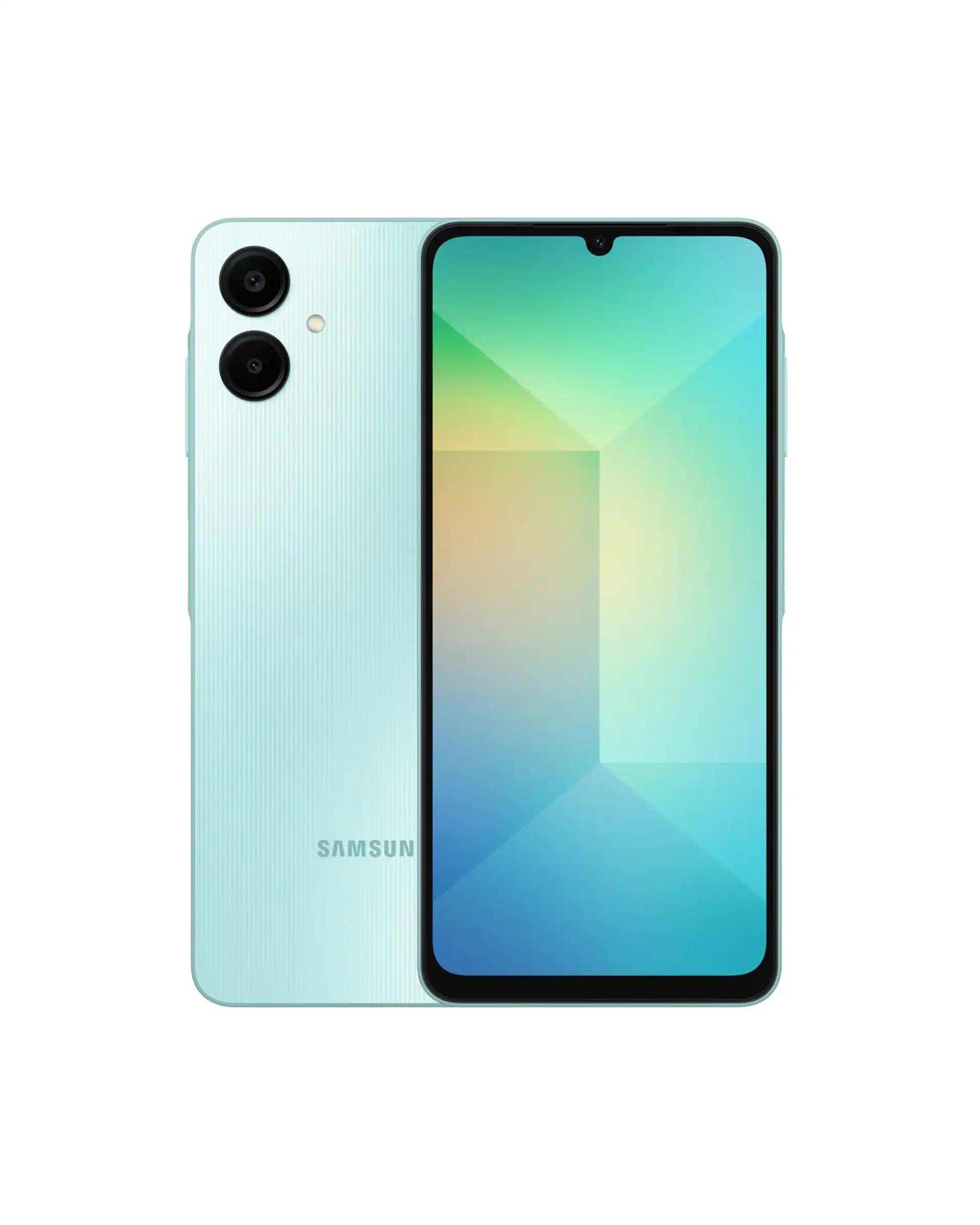 گوشی موبایل سامسونگ مدل Galaxy A06 دو سیم کارت ظرفیت ۱۲۸ گیگابایت و رم ۶ گیگابایت آبی روشن