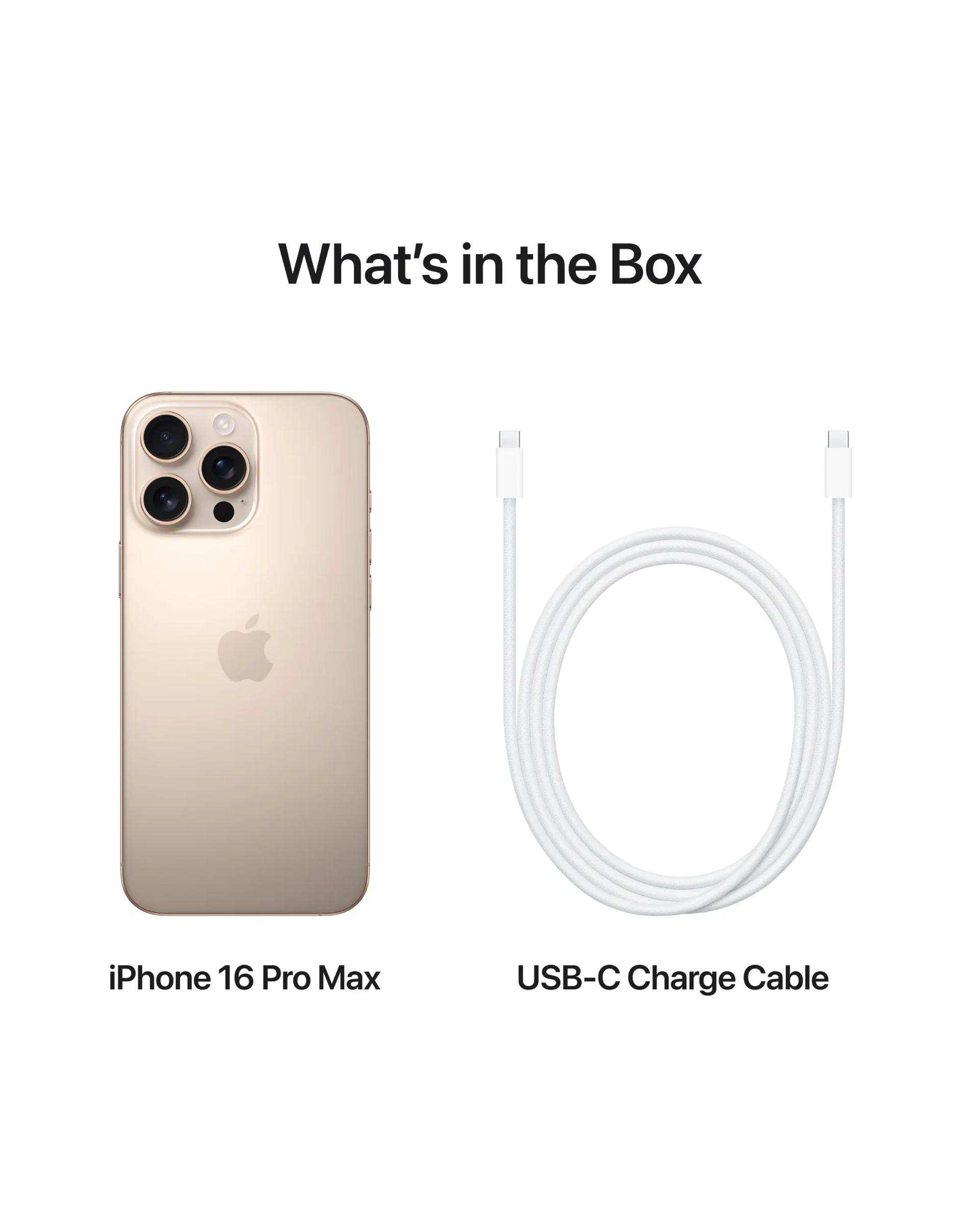 گوشی موبایل اپل مدل iPhone 16 Pro Max ZAA دو سیم کارت ظرفیت 512 گیگابایت و رم 8 گیگابایت رنگ Desert Titanium