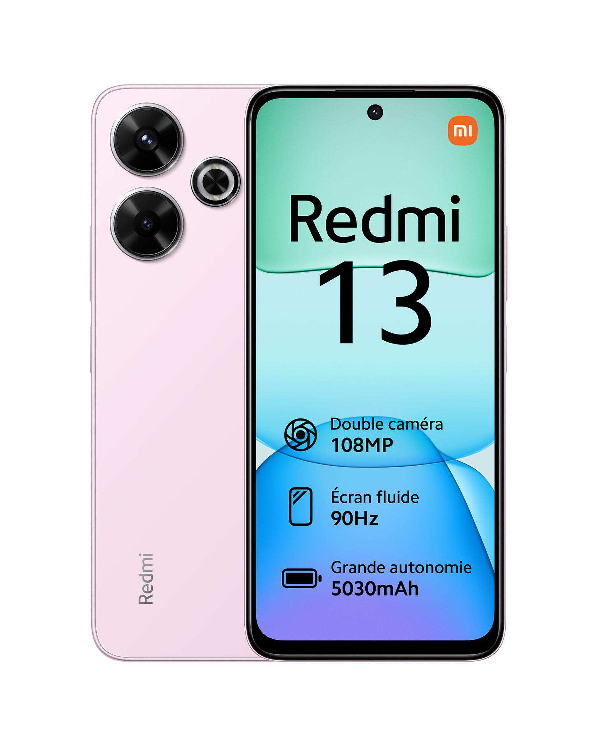 گوشی موبایل شیائومی مدل Redmi 13 4G ظرفیت 256 گیگابایت رم 8 گیگابایت صورتی