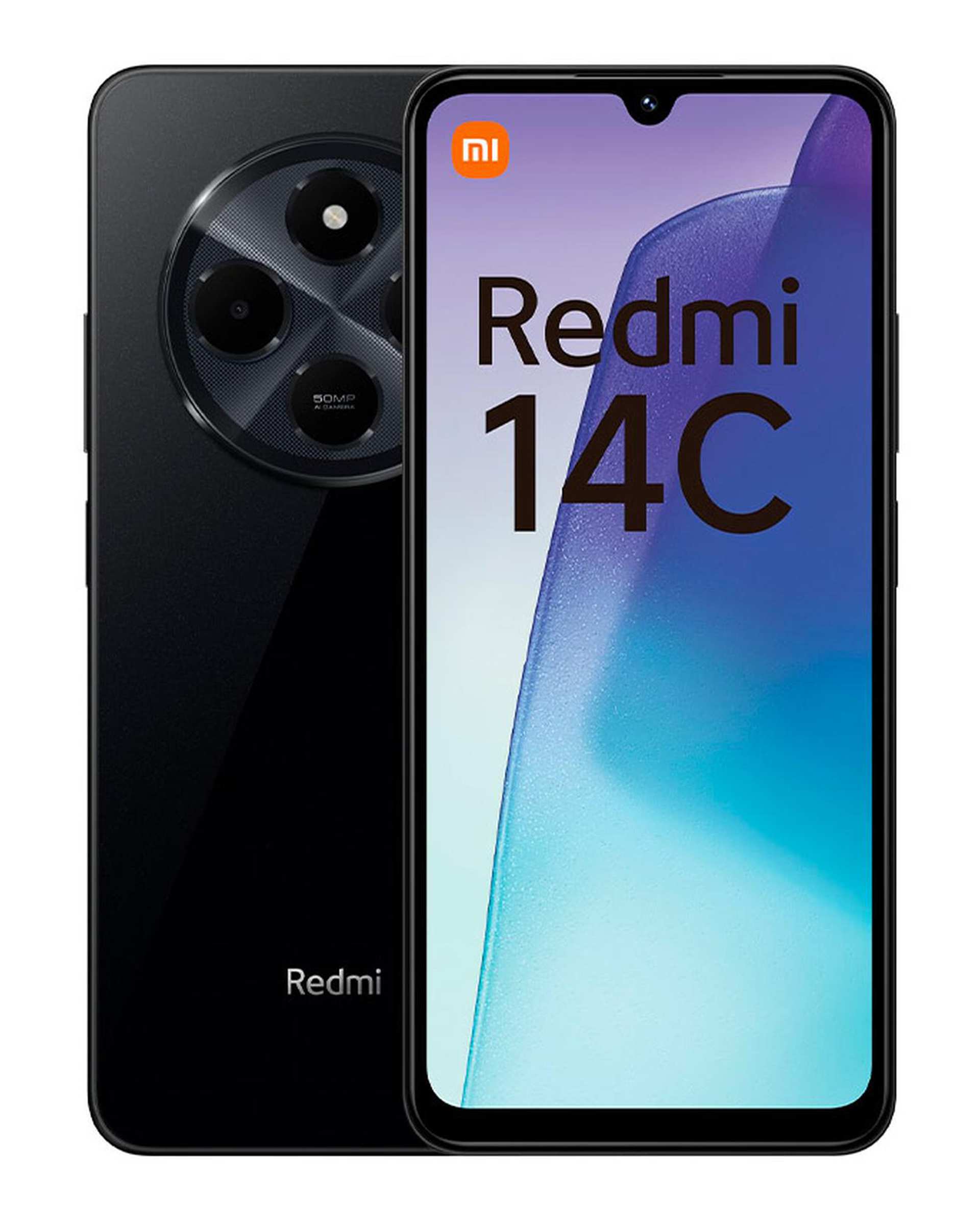 گوشی موبایل شیائومی مدل Redmi 14C دو سیم کارت ظرفیت 128 گیگابایت و رم 6 گیگابایت مشکی