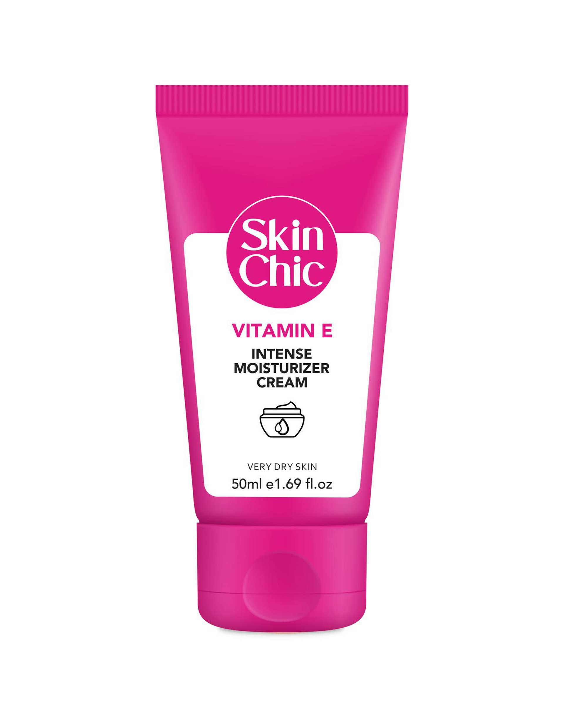 کرم مرطوب کننده اینتنس اسکین شیک Skin Chic حاوی ویتامین E حجم 50ml