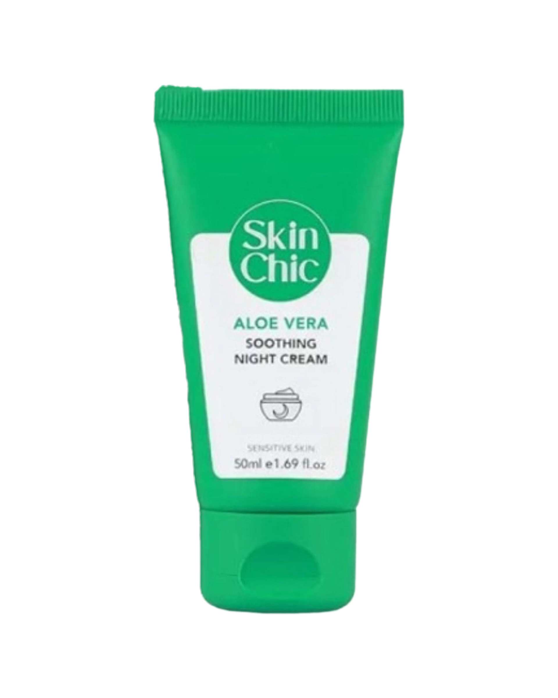 کرم شب اسکین شیک Skin Chic مناسب پوست های حساس حاوی عصاره آلوئه ورا 50ml