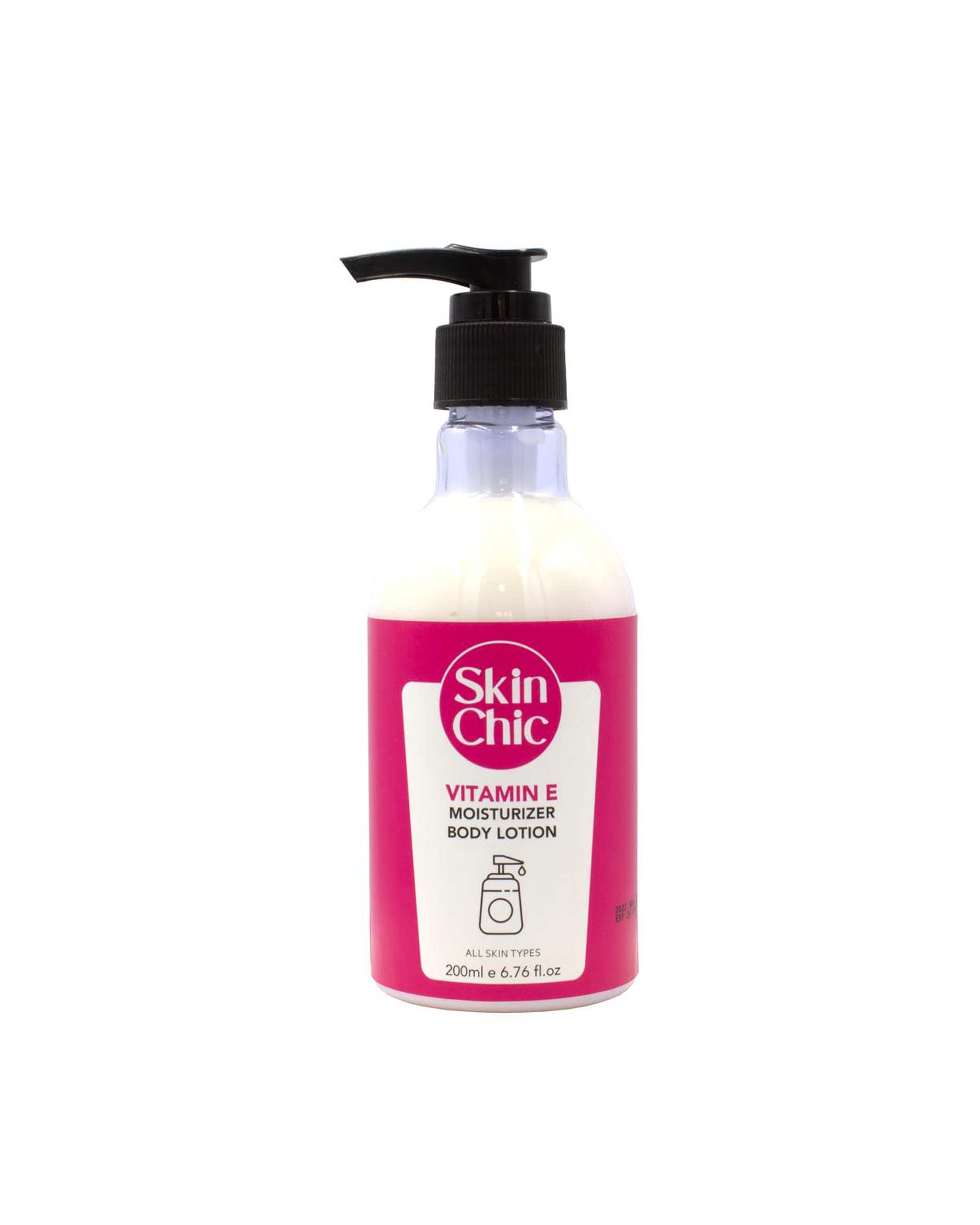 لوسیون مرطوب کننده بدن اسکین شیک Skin Chic حاوی ویتامین E حجم 200ml