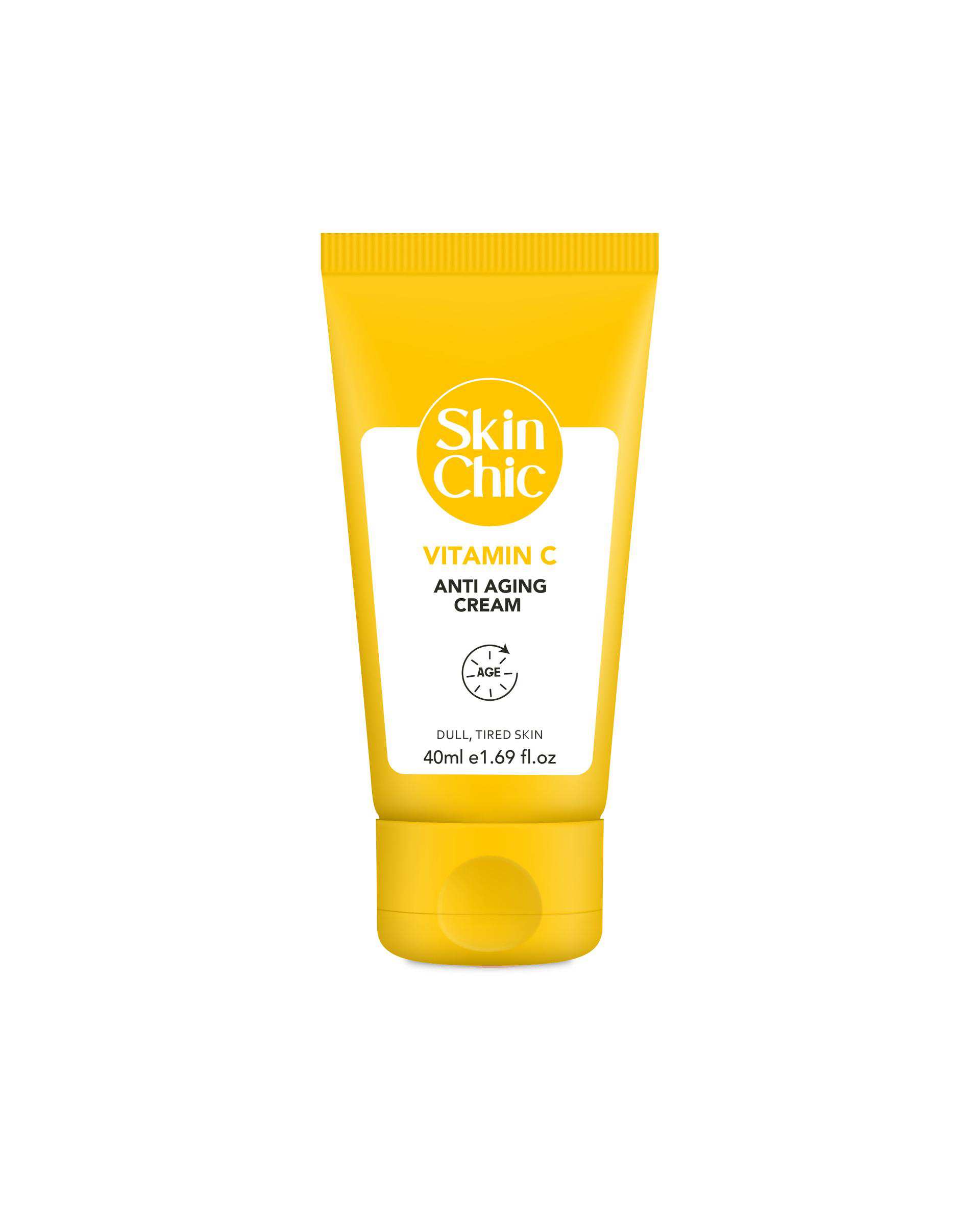 کرم ضد پیر پوستی اسکین شیک Skin Chic حاوی ویتامین C حجم 40ml