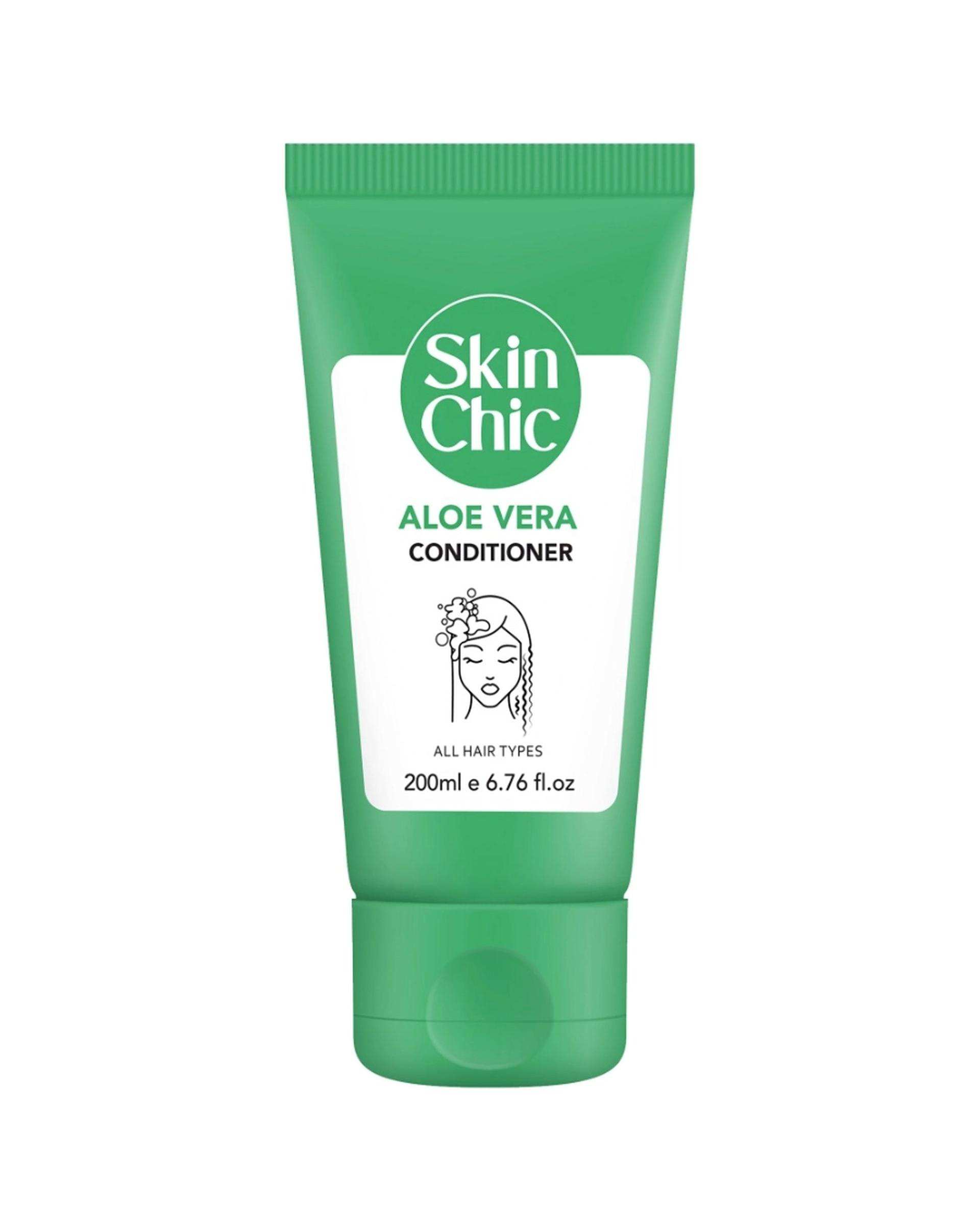 نرم کننده آبرسان مو اسکین شیک Skin Chic حاوی عصاره آلوئه ورا 200ml