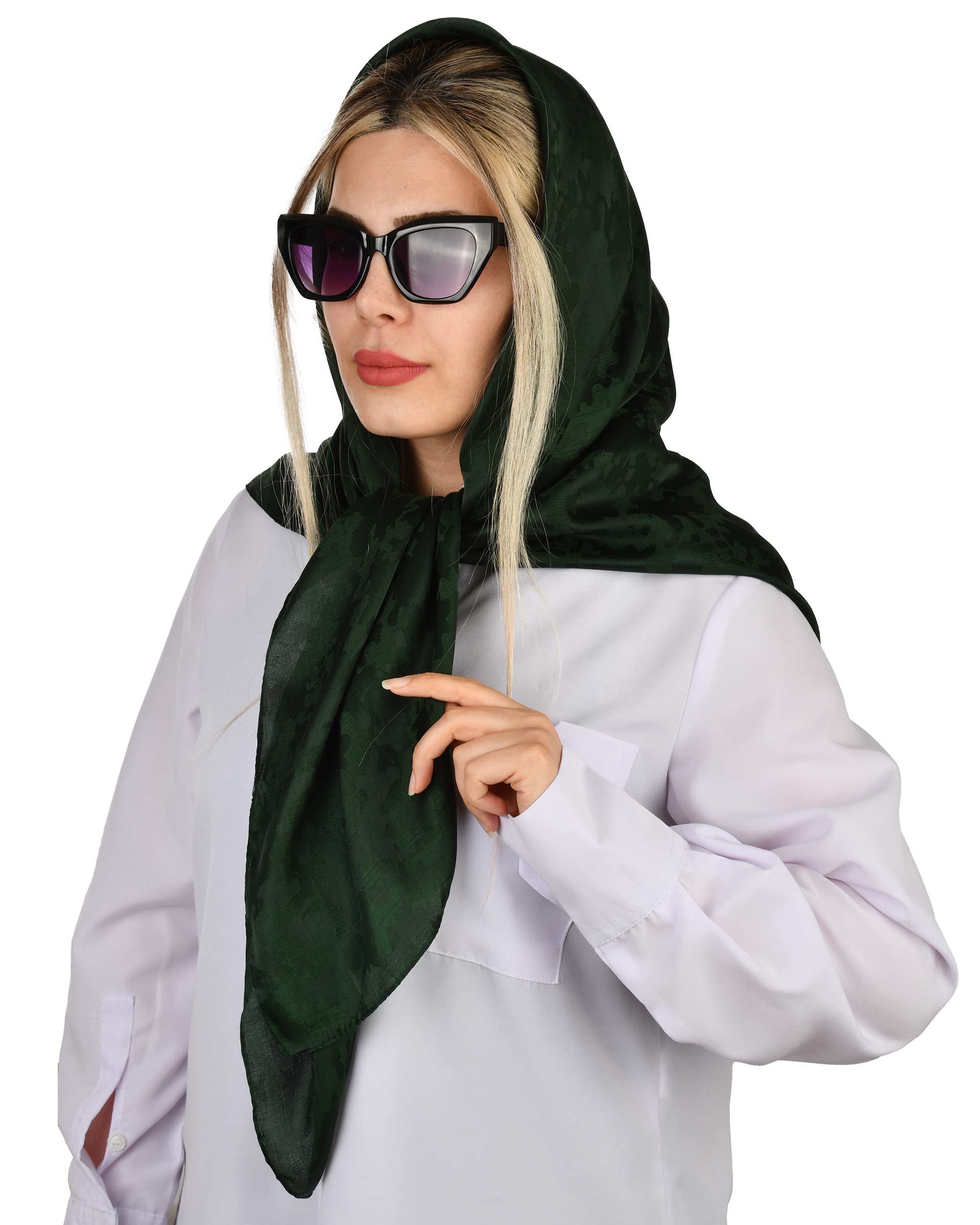 روسری زنانه سبز آماهی Amahi مدل Rozana16