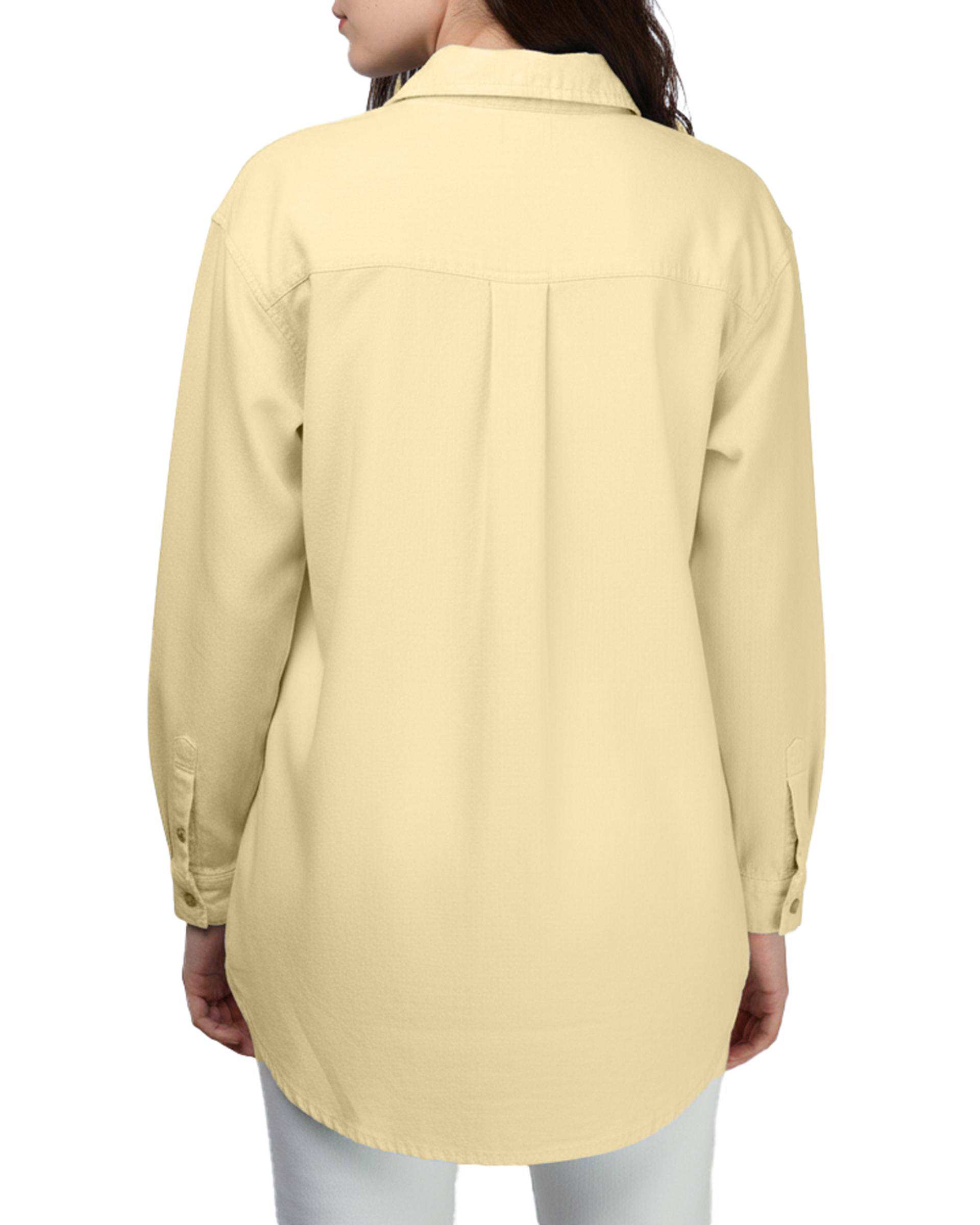 شومیز زنانه کتان کاغذی کره ای آماهی Amahi