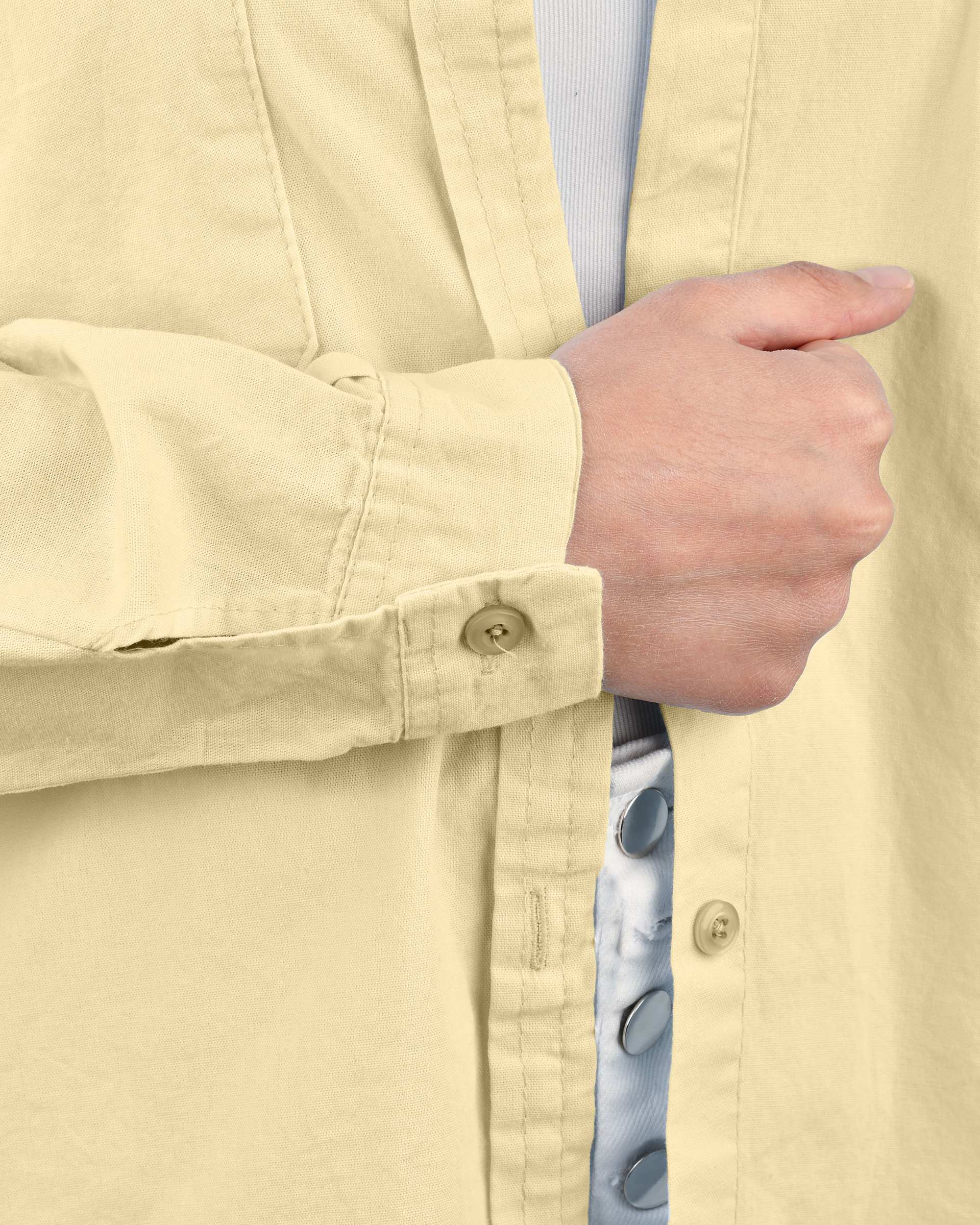 شومیز زنانه کتان کاغذی کره ای آماهی Amahi