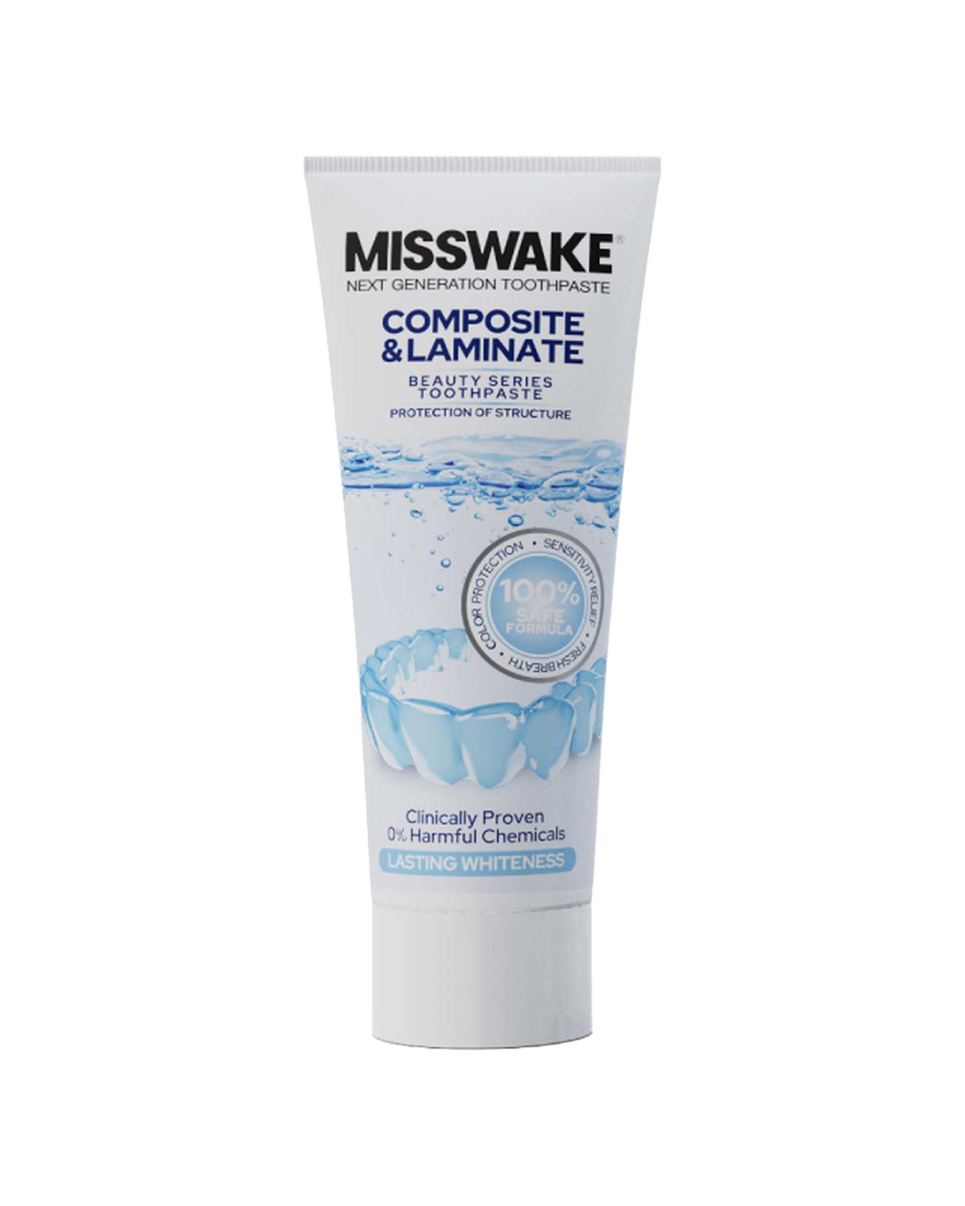 خمیر دندان مخصوص دندان لمینیت میسویک Misswake حجم 75ml
