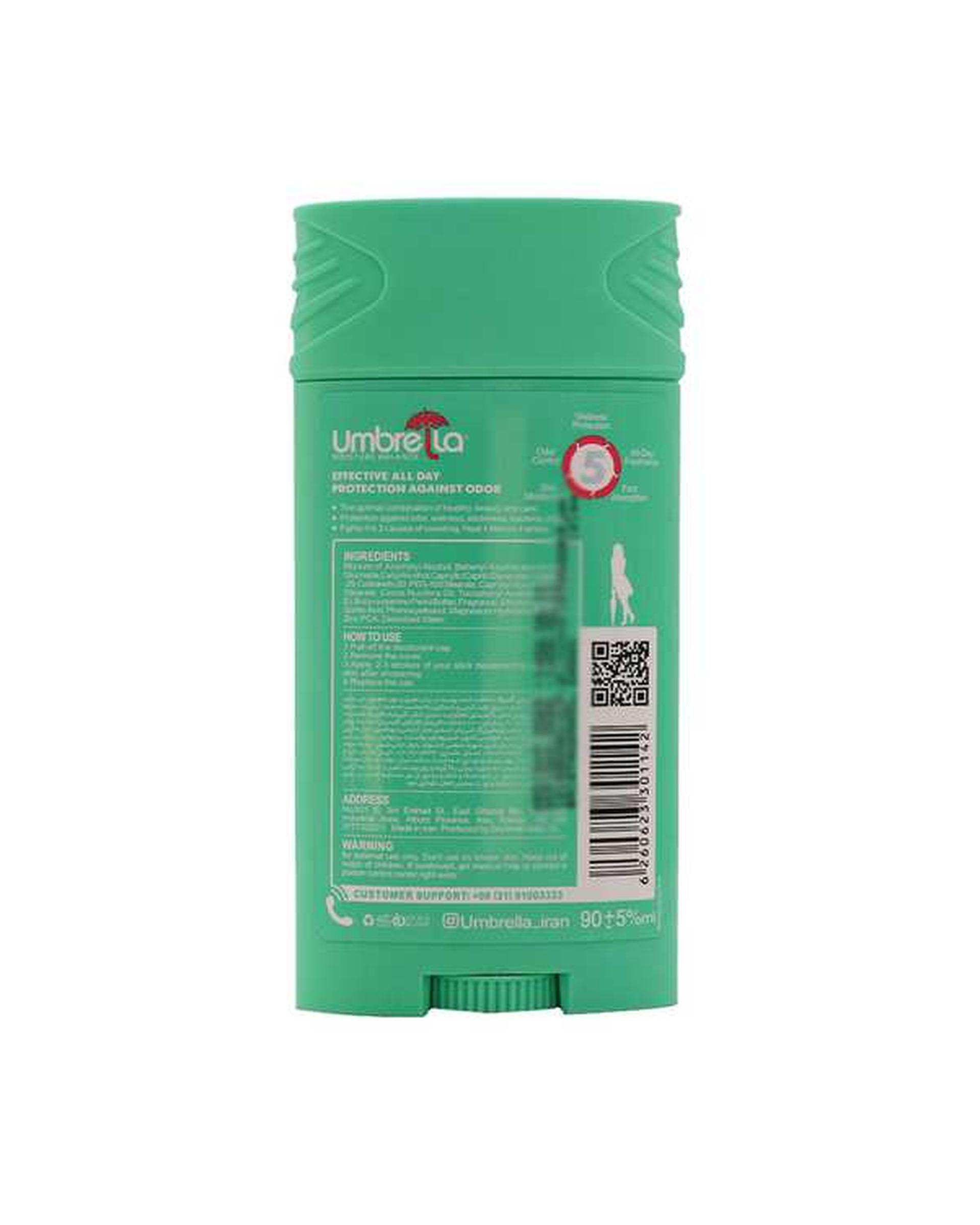 مام استیک ضد تعریق زنانه اسپا سبز آمبرلا Umbrella حجم 90ml