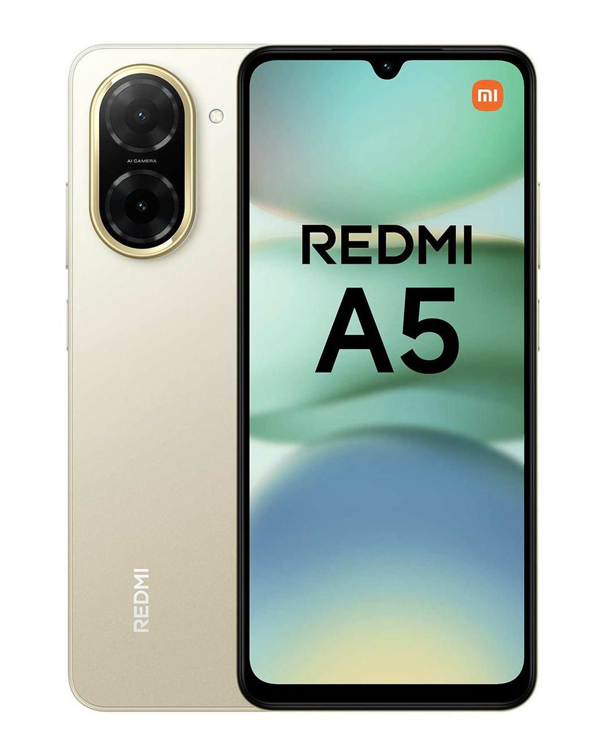 گوشی موبایل شیائومی مدل Redmi A5 دو سیم کارت ظرفیت ۱۲۸ گیگابایت و رم ۴ گیگابایت طلایی