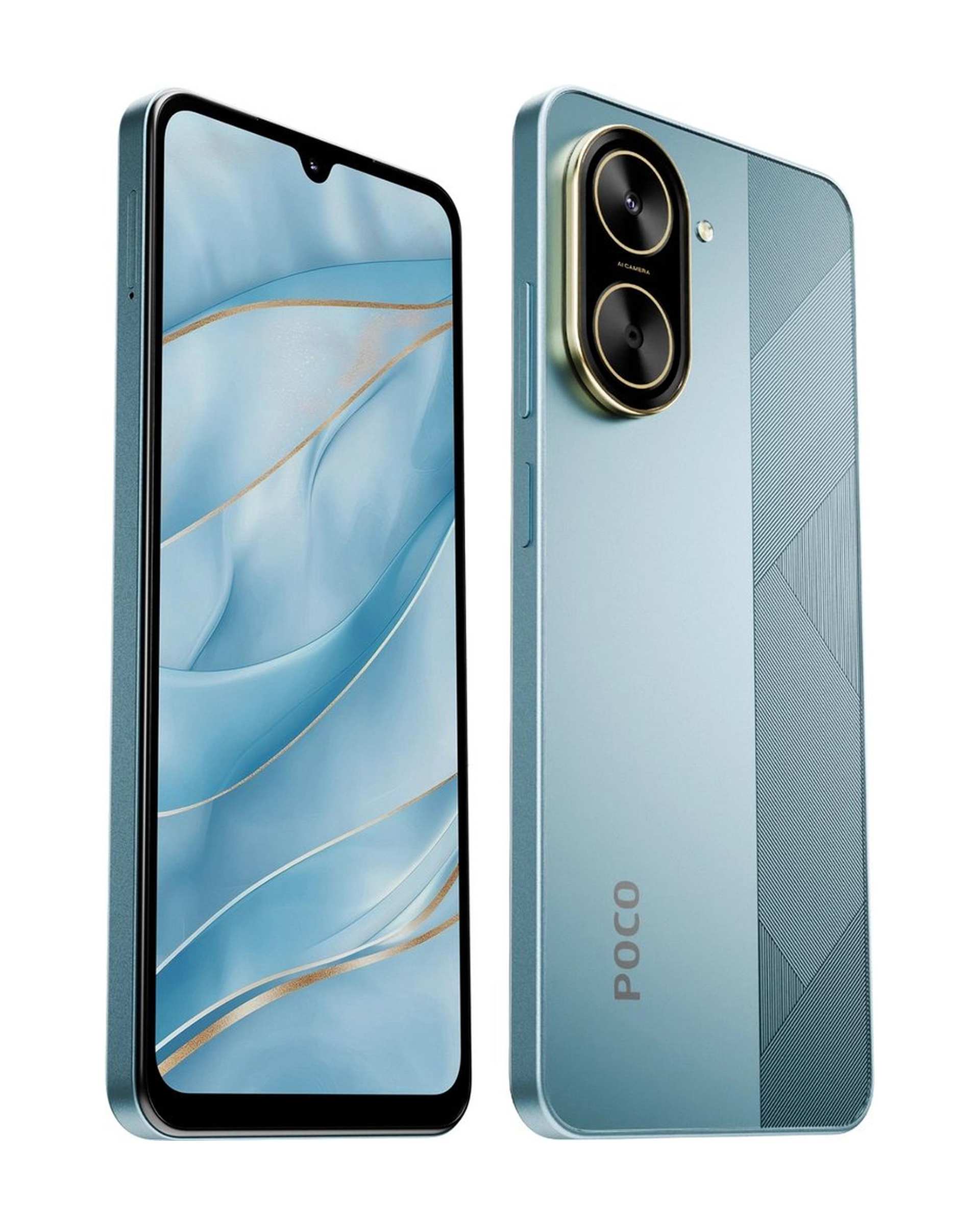 گوشی موبایل شیائومی مدل Poco C71 دو سیم کارت ظرفیت ۱۲۸ گیگابایت و رم ۴ گیگابایت آبی