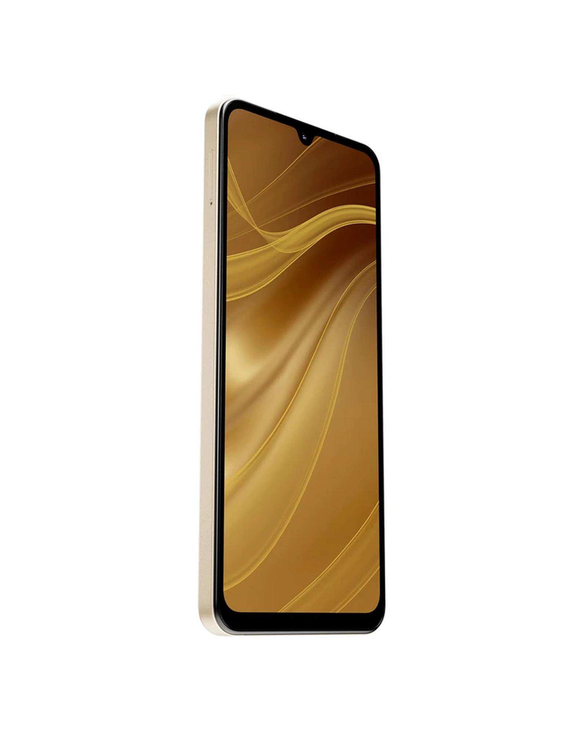 گوشی موبایل شیائومی مدل Poco C71 دو سیم کارت ظرفیت ۱۲۸ گیگابایت و رم ۴ گیگابایت طلایی