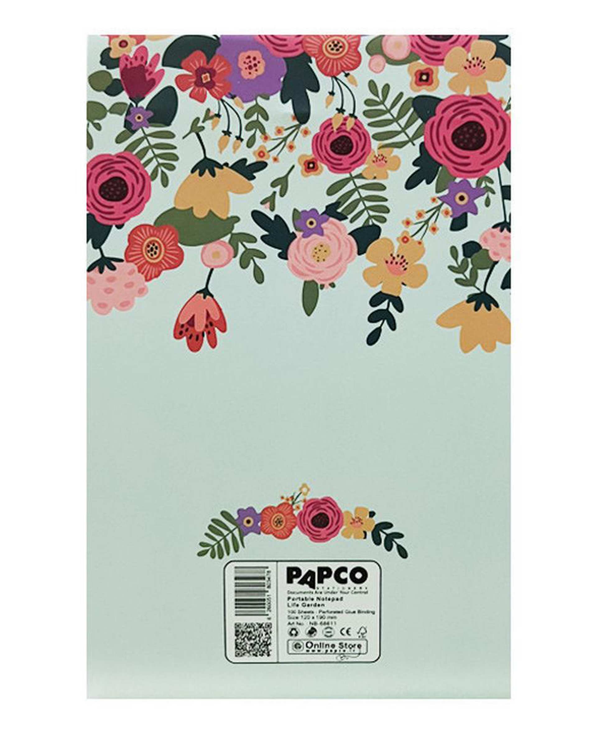 نوت پد 100 برگ قابل حمل پرفراژدار پاپکو Papco کد NB-686 - 68611