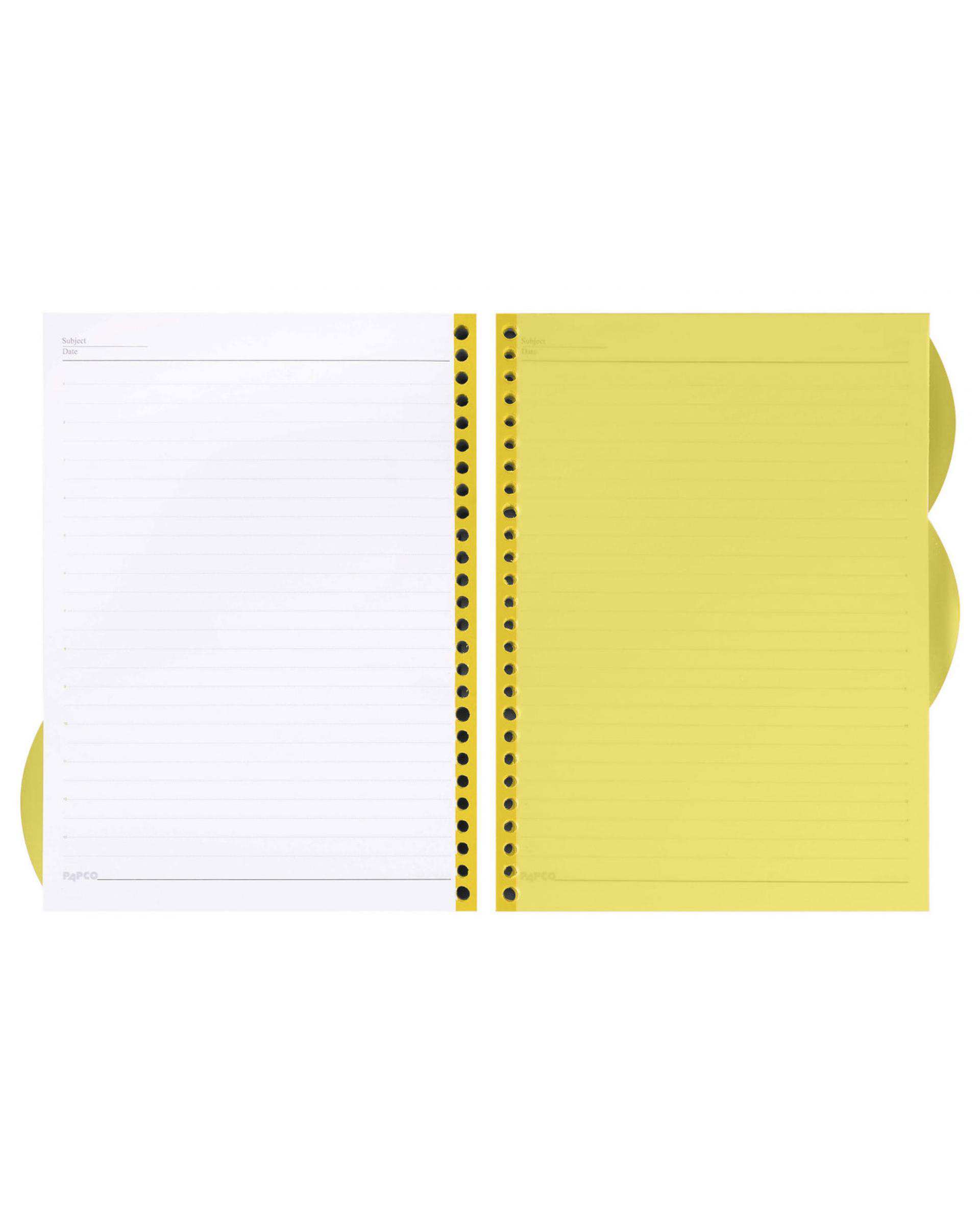 کاغذ کلاسور 200 برگ زرد پاپکو Papco کد NB-662-SH