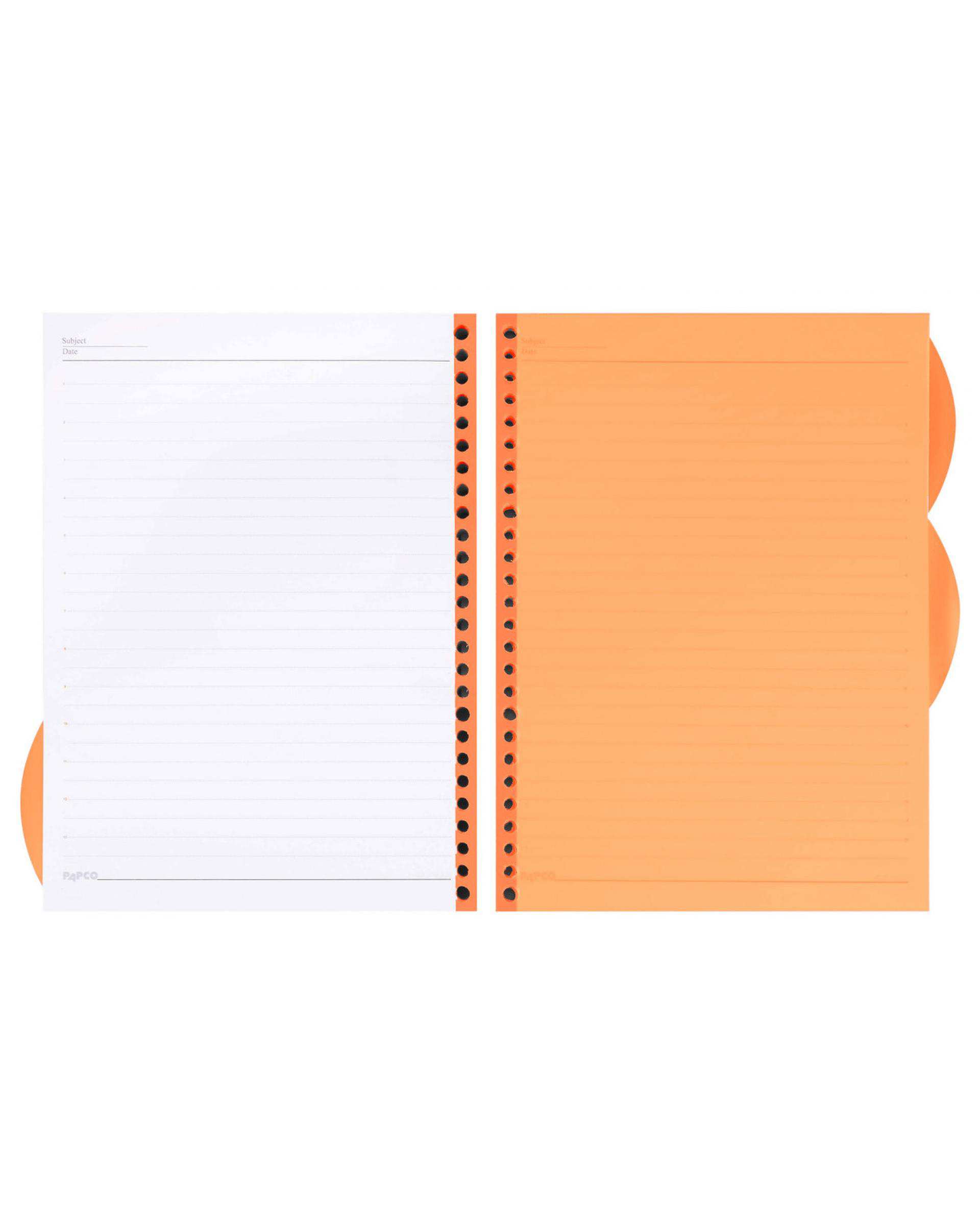 کاغذ کلاسور 200 برگ نارنجی پاپکو Papco کد NB-662-SH