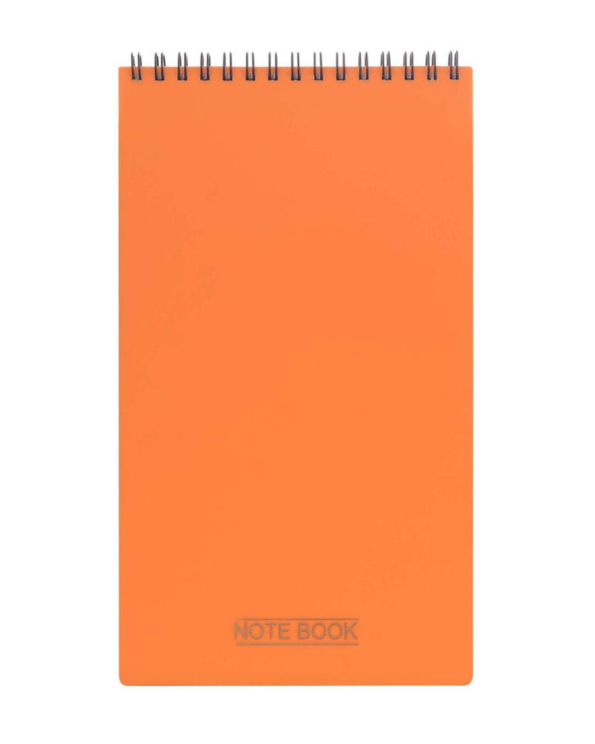 دفتر یادداشت مهندسی سیمی نارنجی 80 برگ پاپکو Papco کد NB-614