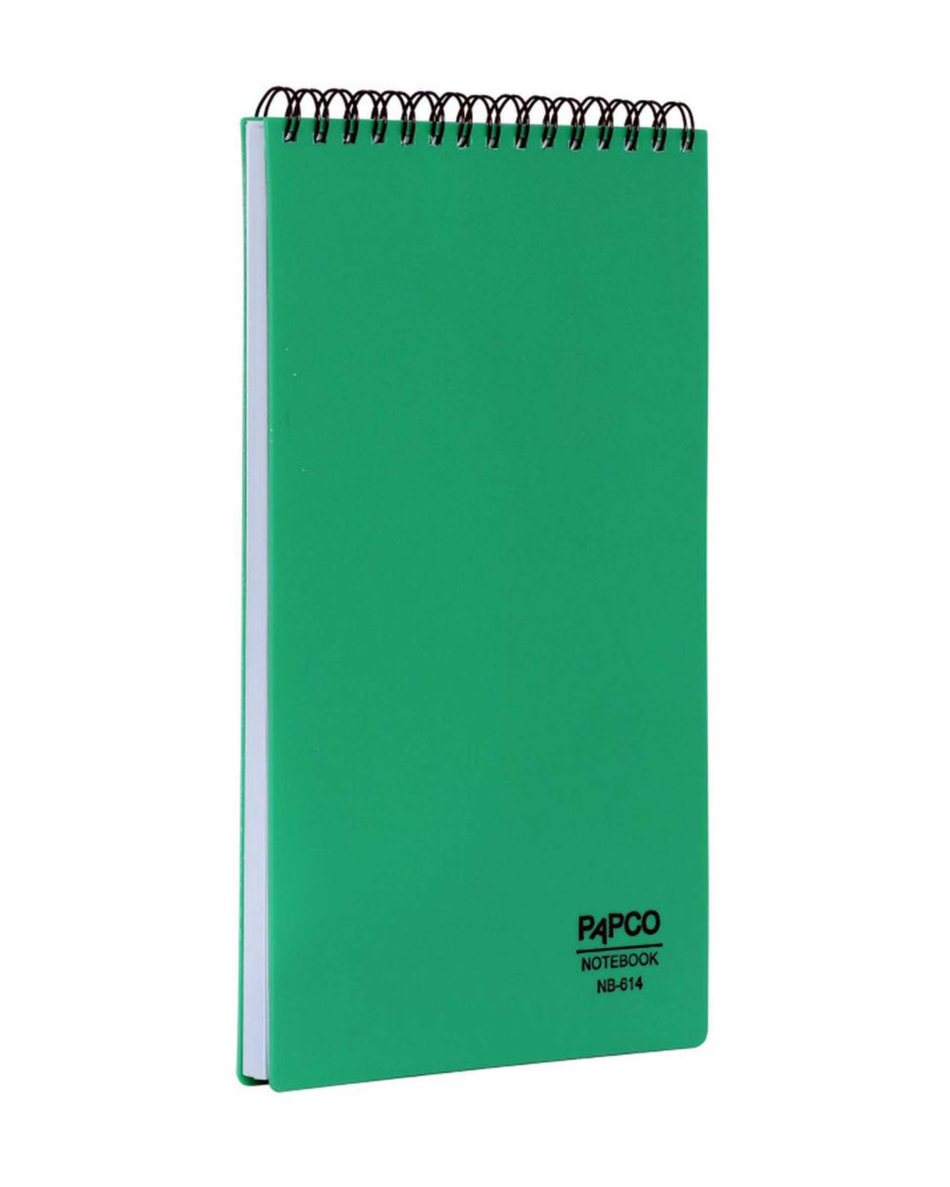 دفتر یادداشت مهندسی سیمی سبز روشن 80 برگ پاپکو Papco کد NB-614