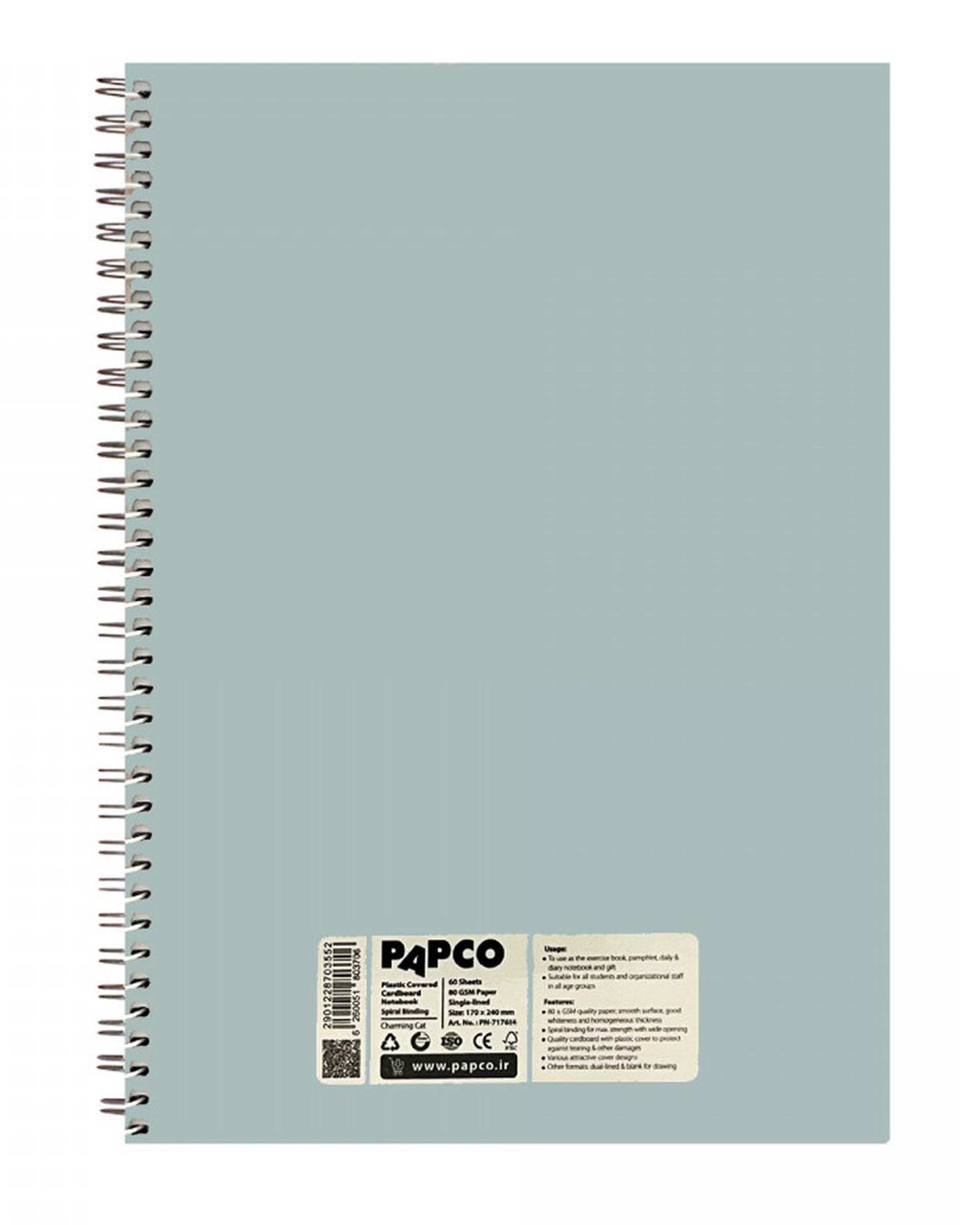 دفتر مشق سیمی 60 برگ پاپکو Papco کد PN-717614