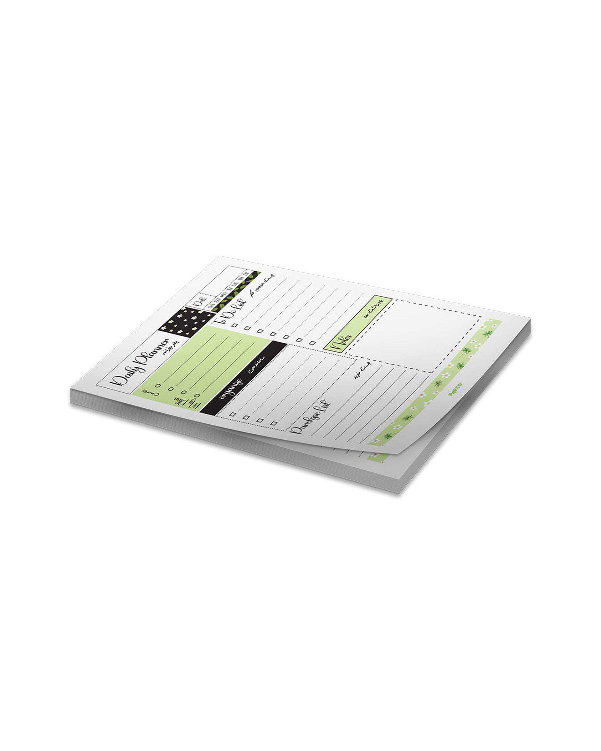 نوت پد پلنر بدون تاریخ پاپکو Papco کد CR-72419