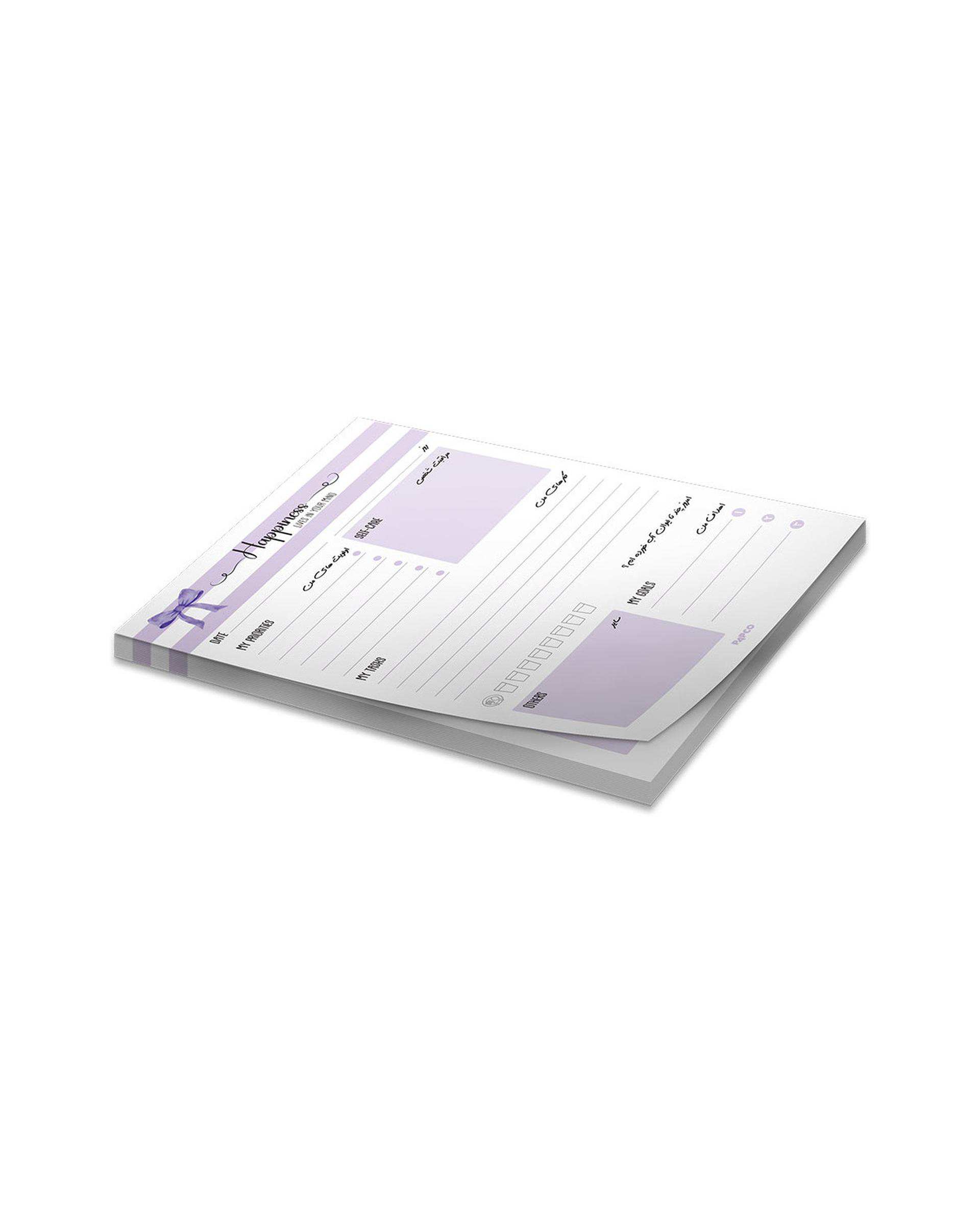 نوت پد پلنر بدون تاریخ پاپکو Papco کد CR-72423